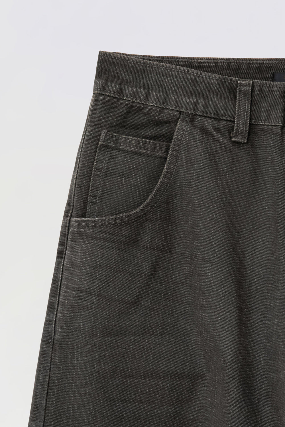 Hatchingroom - VTG Waxed Jeans (Charcoal) product image 4 | TRAB K-Fashion Australia