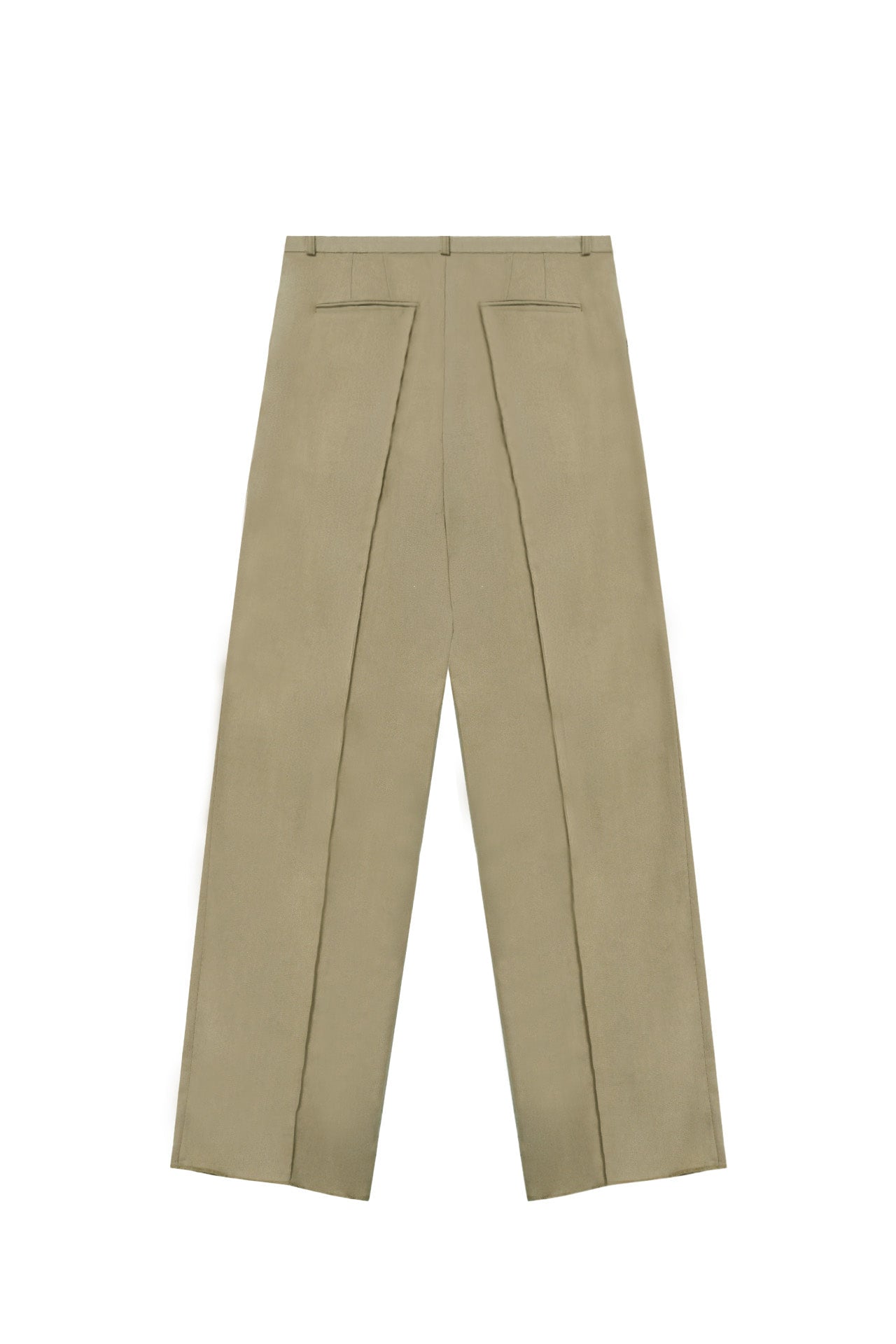 STU - Low Rise Pin Tuck Linen Slacks (Beige) product image 13 | TRAB K-Fashion Australia