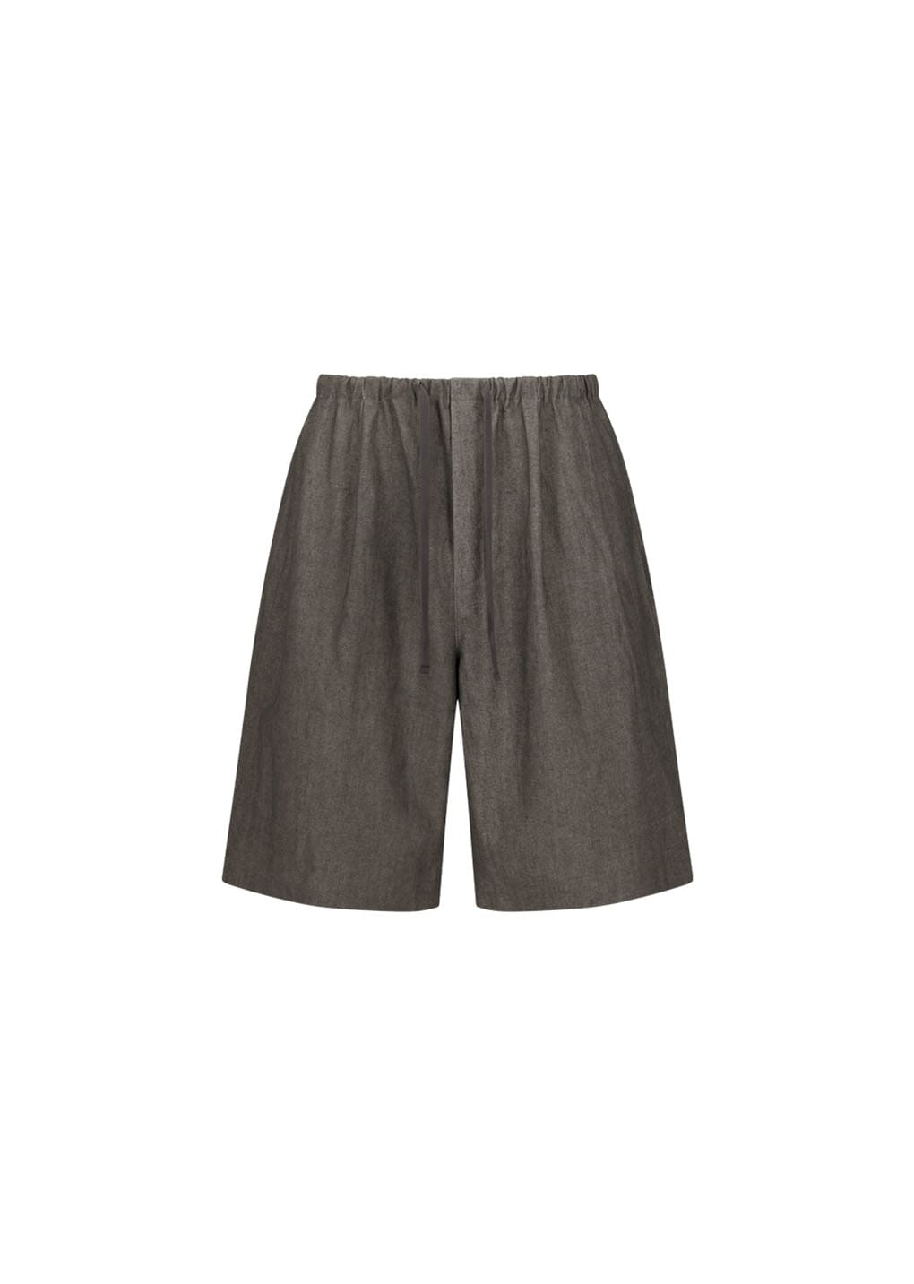 Amomento - Linen Drawstring Shorts (Brown) product image 5 | TRAB K-Fashion Australia