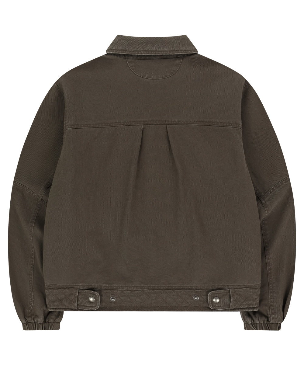 Coyseio - Round Collar Stitch Jacket Cocoa product image 13 | TRAB K-Fashion Australia