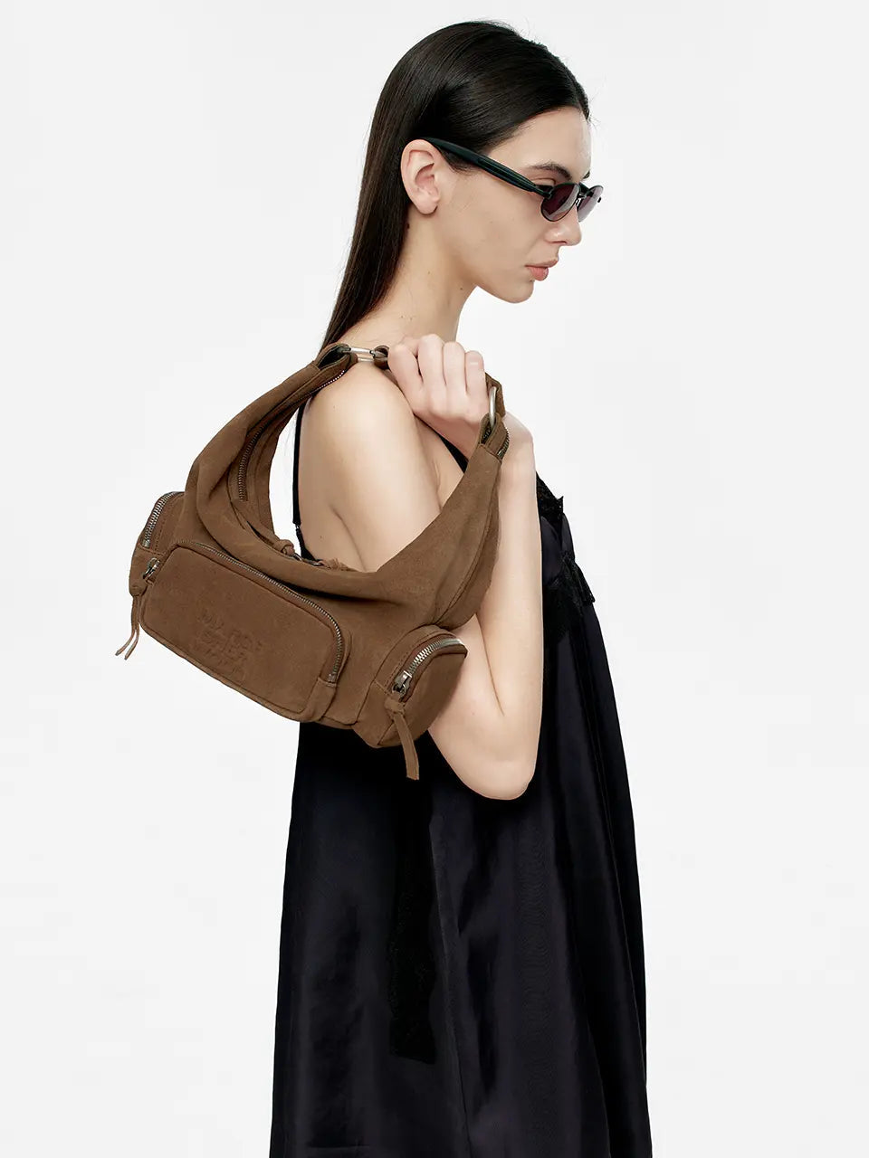 Marge Sherwood - City Hobo Ew Mini (Cappuccino Suede) product image 2 | TRAB K-Fashion Australia