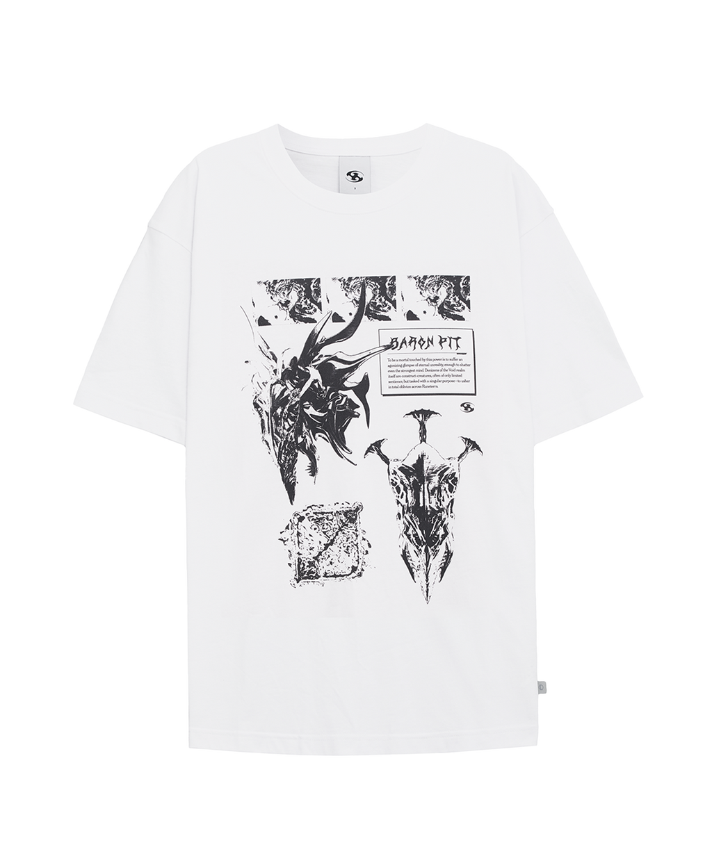 San San Gear - Baron Pit T-Shirt (White) product image 6 | TRAB K-Fashion Australia
