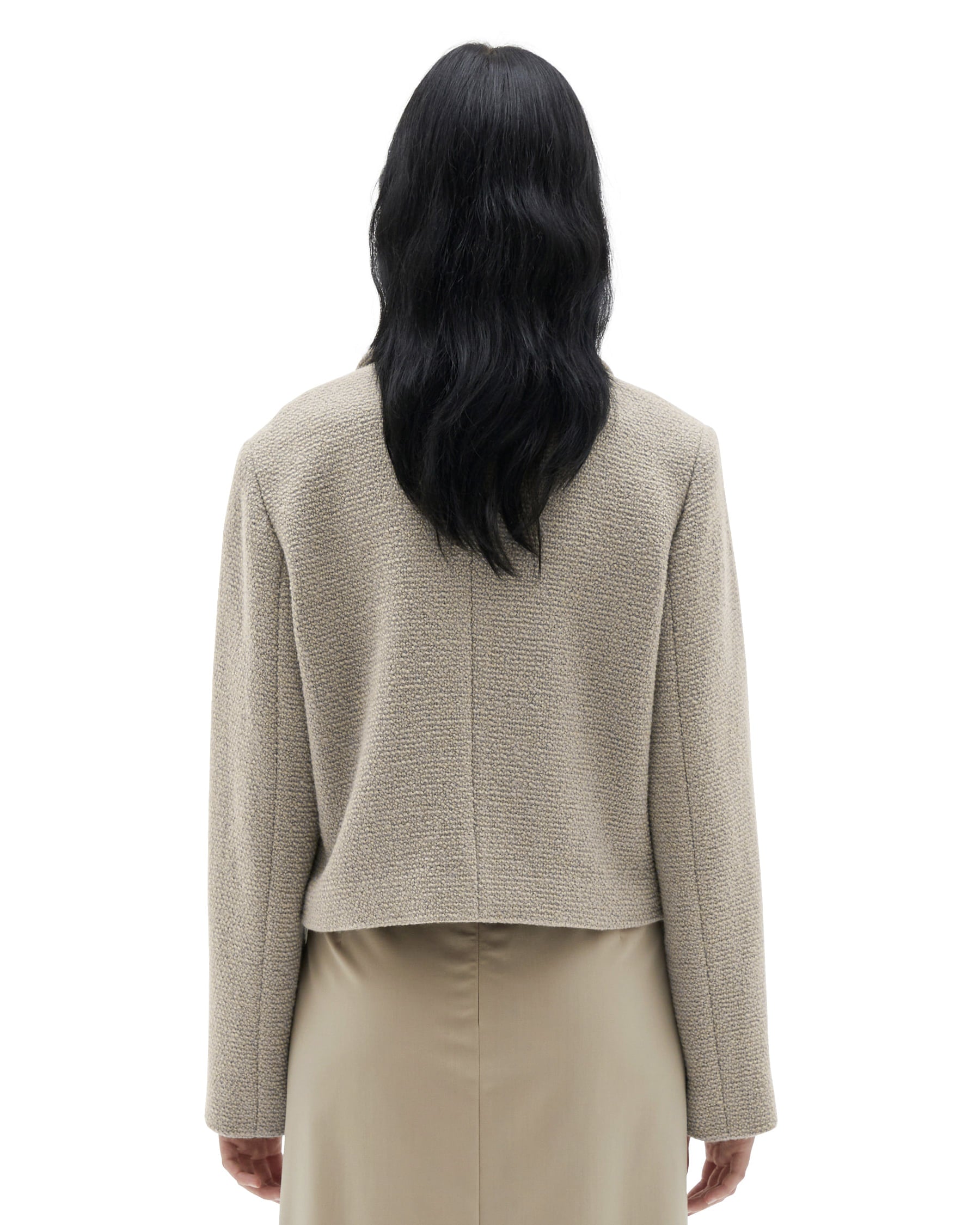 Brownyard - Wool Blend Jacket (Dark Beige) product image 2 | TRAB K-Fashion Australia