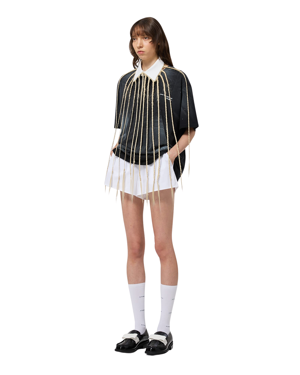 Kimhe Kim - Spray Dyed T-Shirt (Black) product image 7 | TRAB K-Fashion Australia
