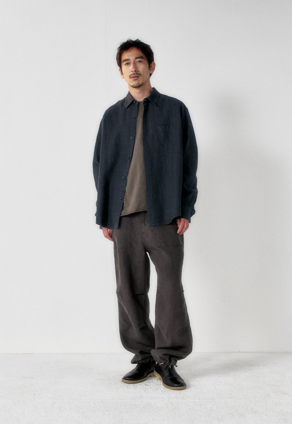 Art if acts - Washed Linen Shirt (Stone) product image 3 | TRAB K-Fashion Australia