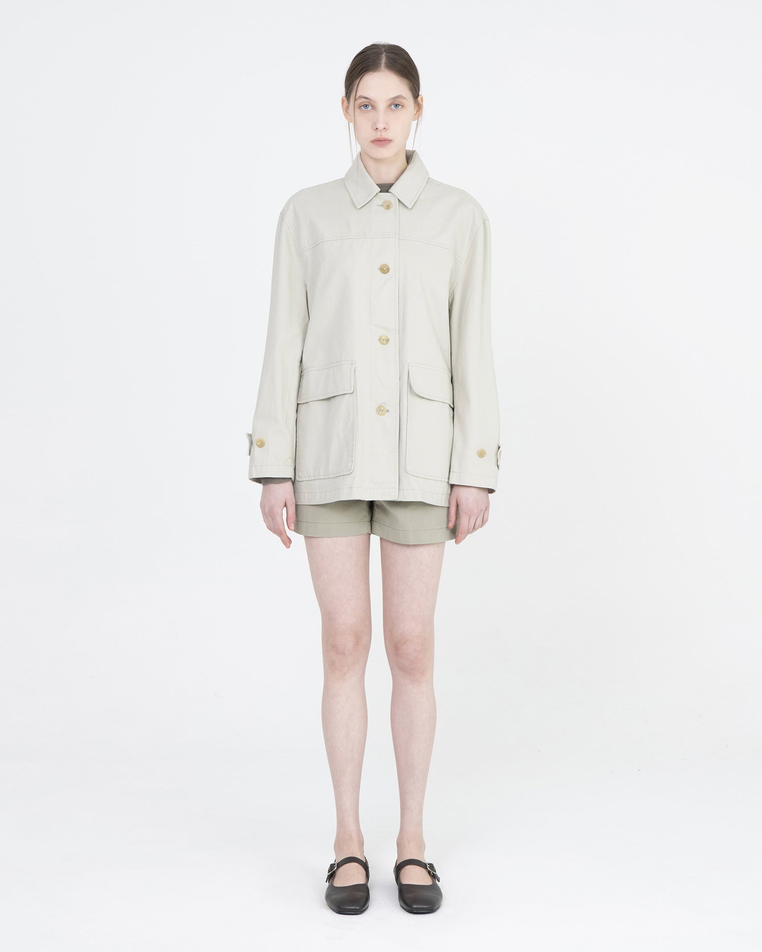 Brownyard - Half Jacket (Ecru) product image 2 | TRAB K-Fashion Australia