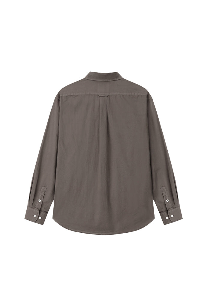 Art if acts - Padre Garment-dyed Shirt (Brown) product image 7 | TRAB K-Fashion Australia