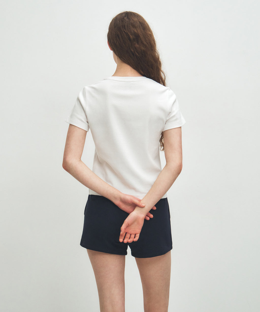 Marithe & Francois Girbaud - Basic Tee (White) product image 3 | TRAB K-Fashion Australia