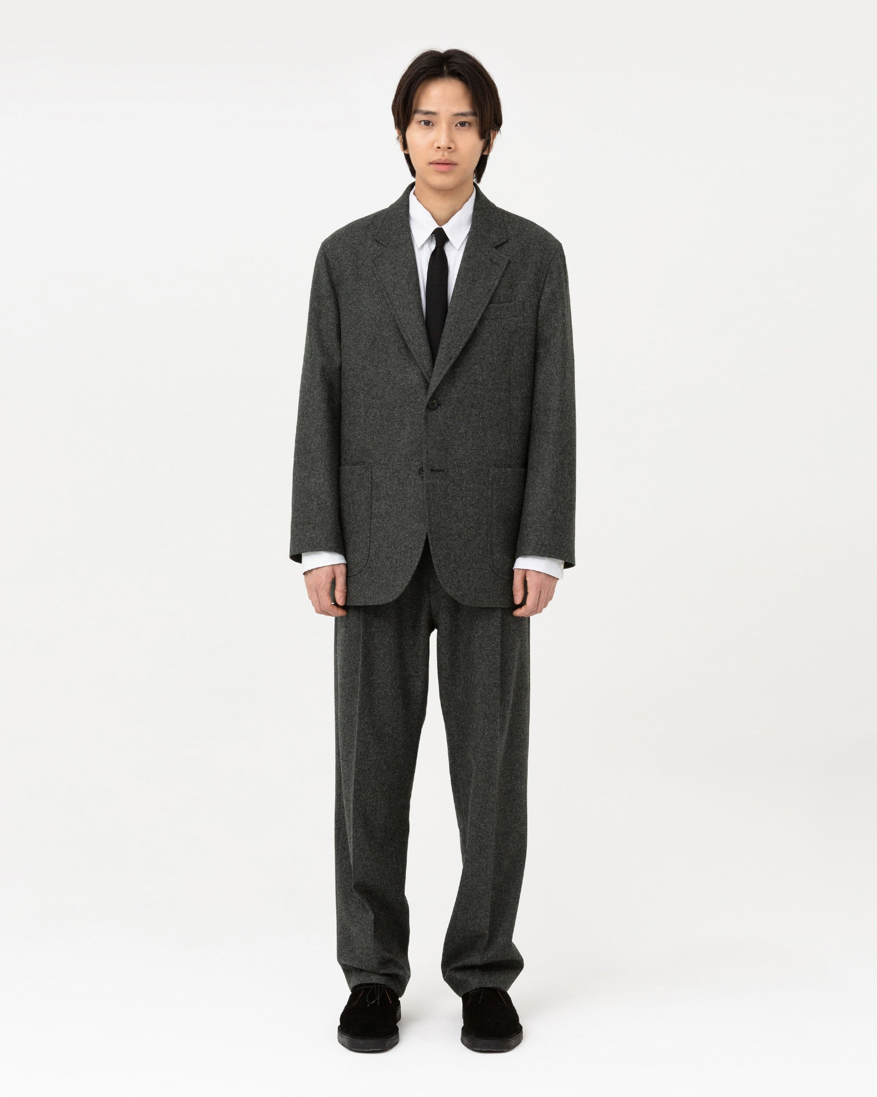 Brownyard - Pure Wool Sports Coat (Charcoal) product image 1 | TRAB K-Fashion Australia