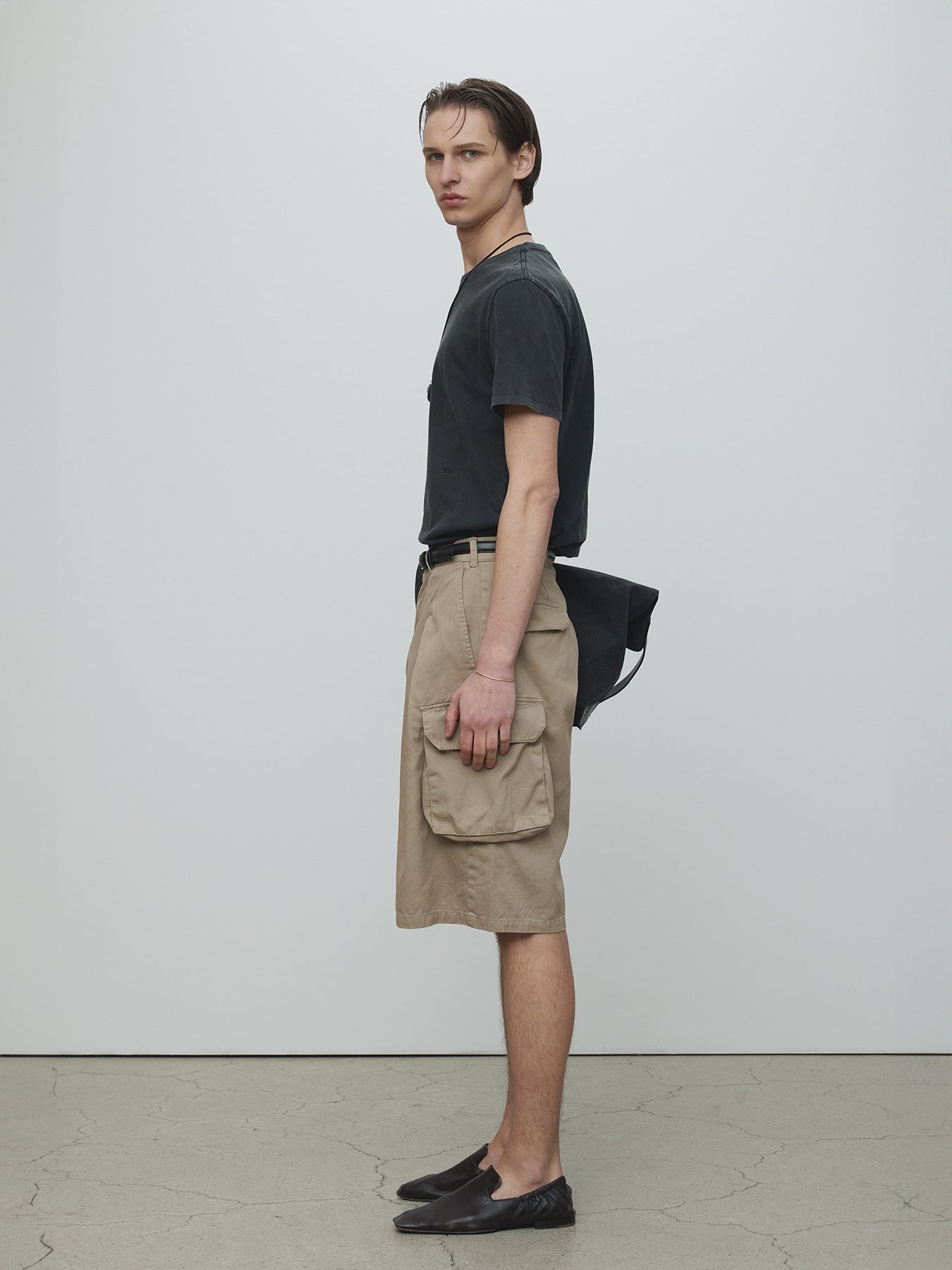 Tonywack - Signature Garment Dyed T-Shirt (Faded Black) product image 3 | TRAB K-Fashion Australia