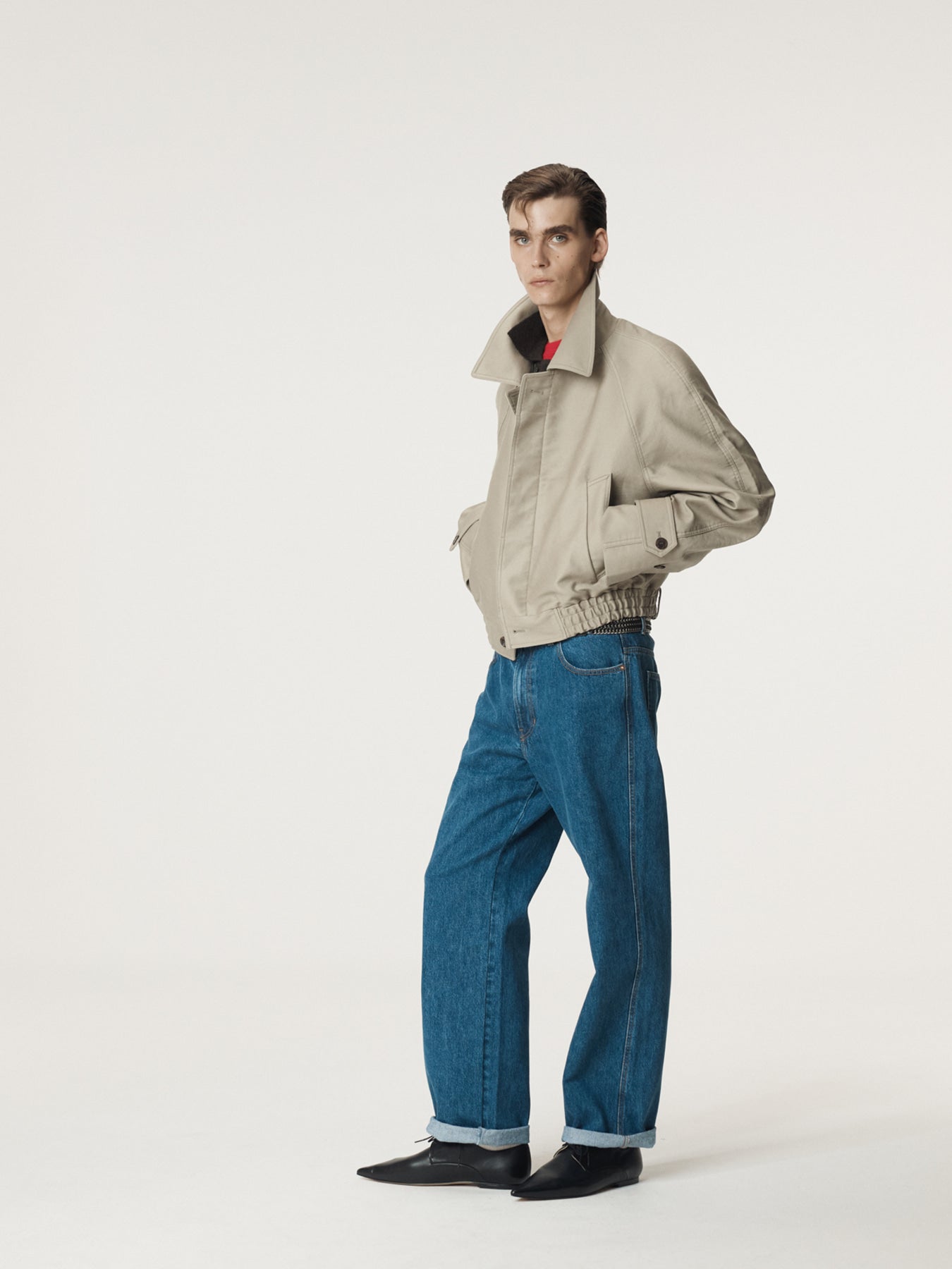 Recto - Reglan Sleeves Cotton Jumper (Light Taupe) product image 3 | TRAB K-Fashion Australia