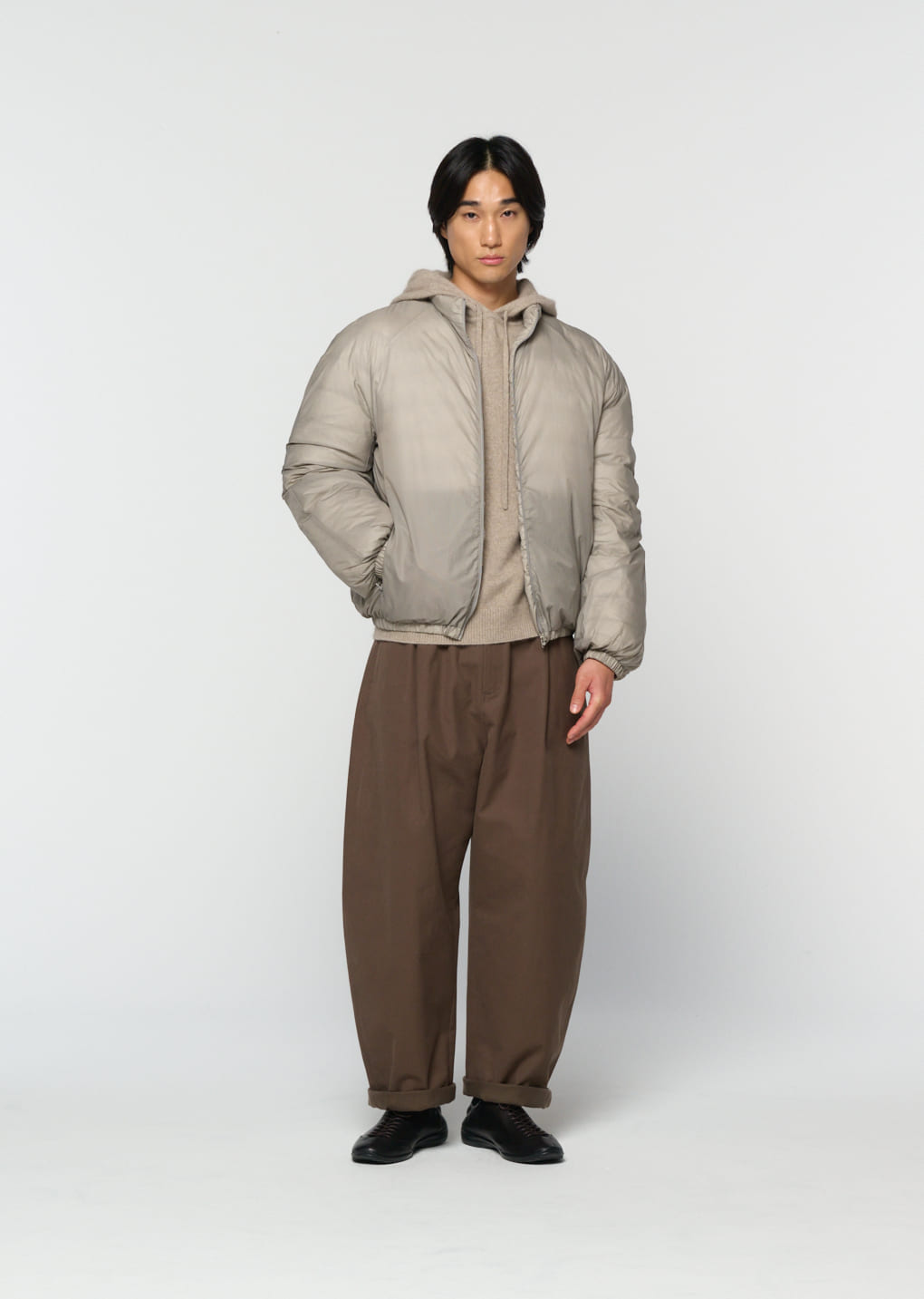 Amomento - cotton banding pants (Brown) product image 8 | TRAB K-Fashion Australia