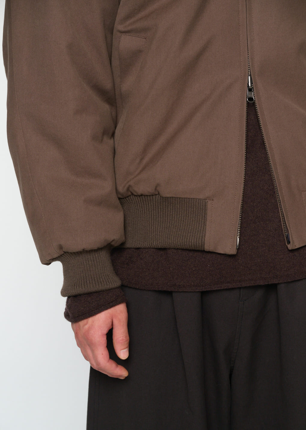 Amomento - cotton reversible shearling jumper (Brown) product image 11 | TRAB K-Fashion Australia