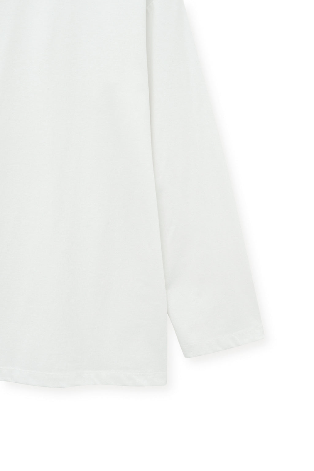 Matin Kim - Tuck Point Long Sleeve Top (White) product image 4 | TRAB K-Fashion Australia
