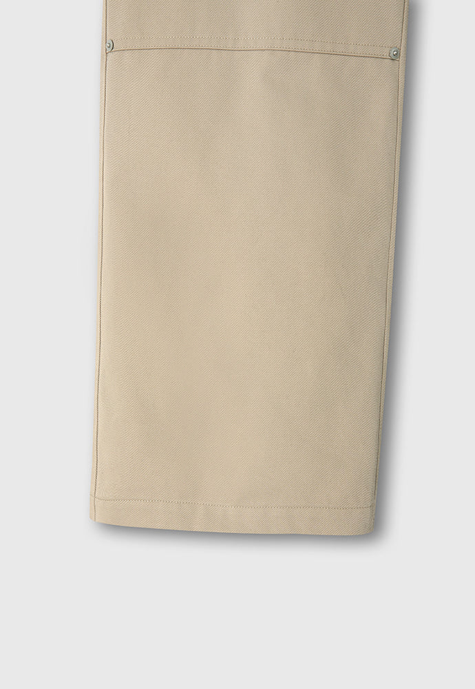 Tonywack - Hard Twist Semi-Wide Cut Double Knee Pants (Beige) product image 15 | TRAB K-Fashion Australia