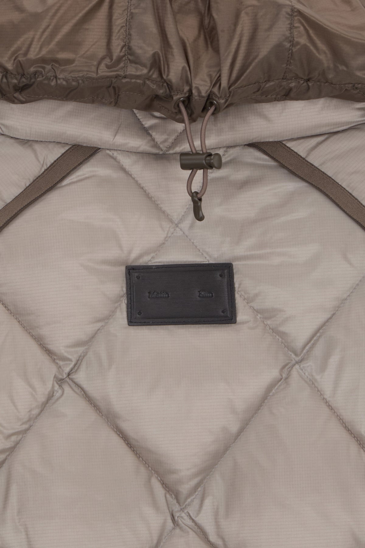 Matin Kim - Quilting Hoody Lightweight Jumper (down Blended) (Beige) product image 4 | TRAB K-Fashion Australia