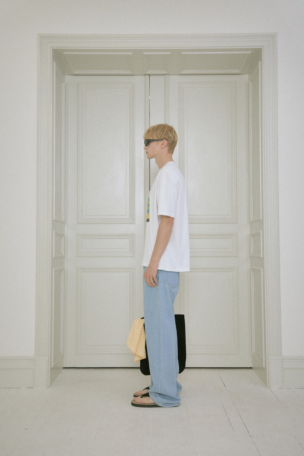 STU - Us Printing T-Shirt (White) product image 3 | TRAB K-Fashion Australia