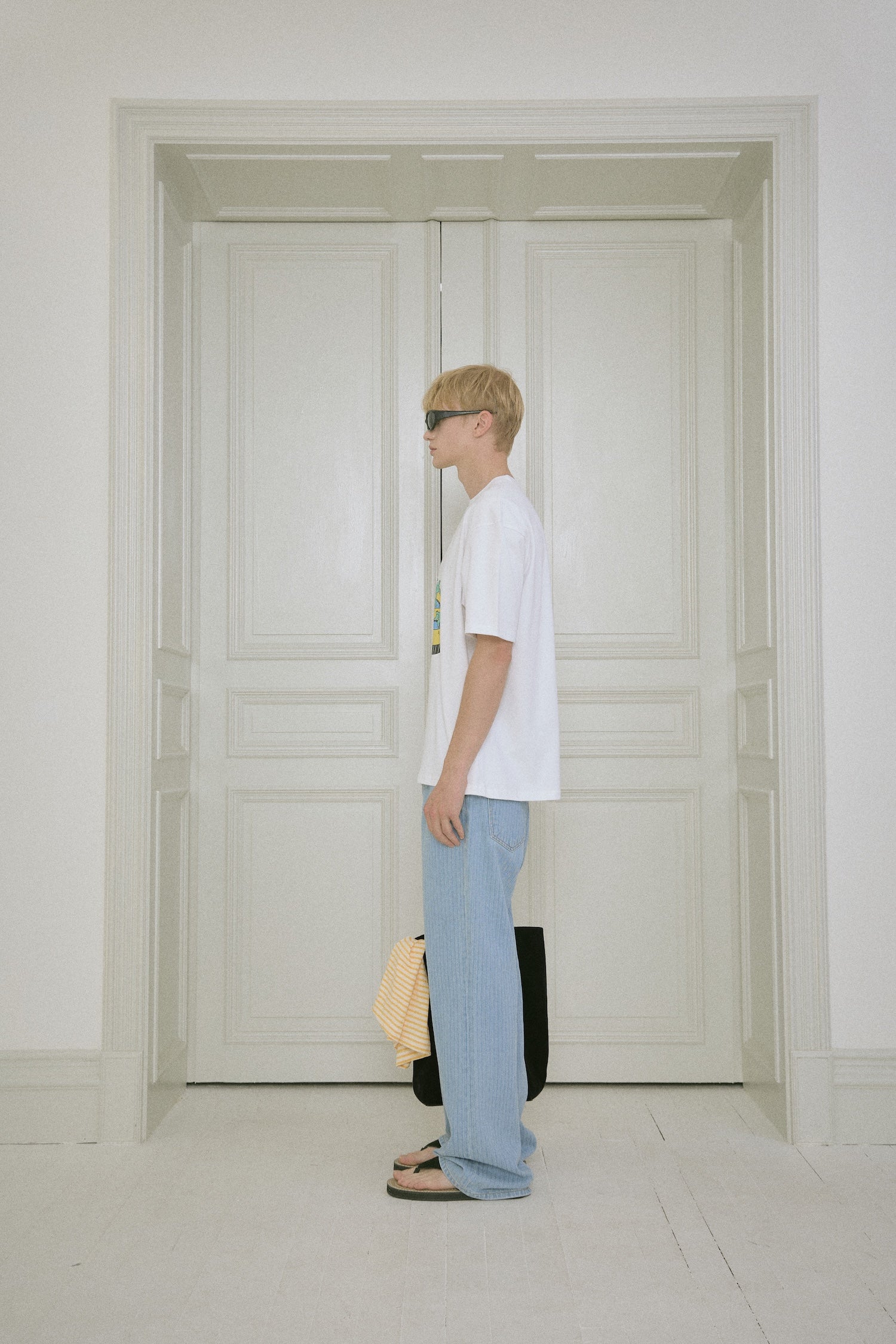 STU - Us Printing T-Shirt (White) product image 3 | TRAB K-Fashion Australia