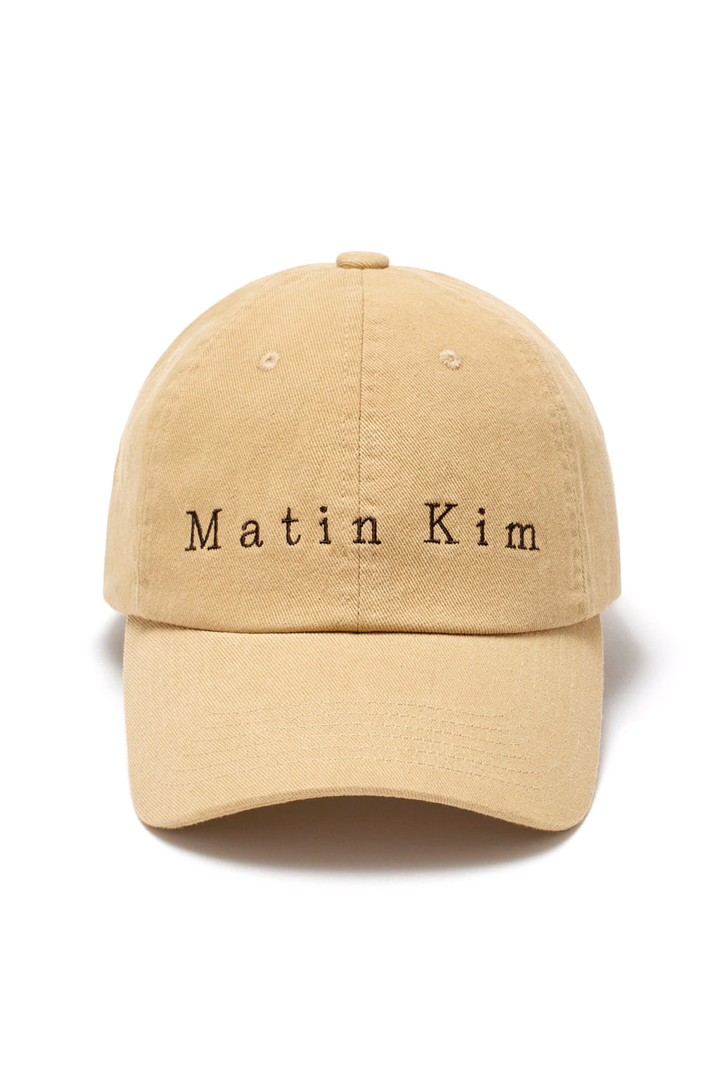 Matin Kim - Matin Cotton Washed Ball Cap (Khaki Grey) product image 7 | TRAB K-Fashion Australia