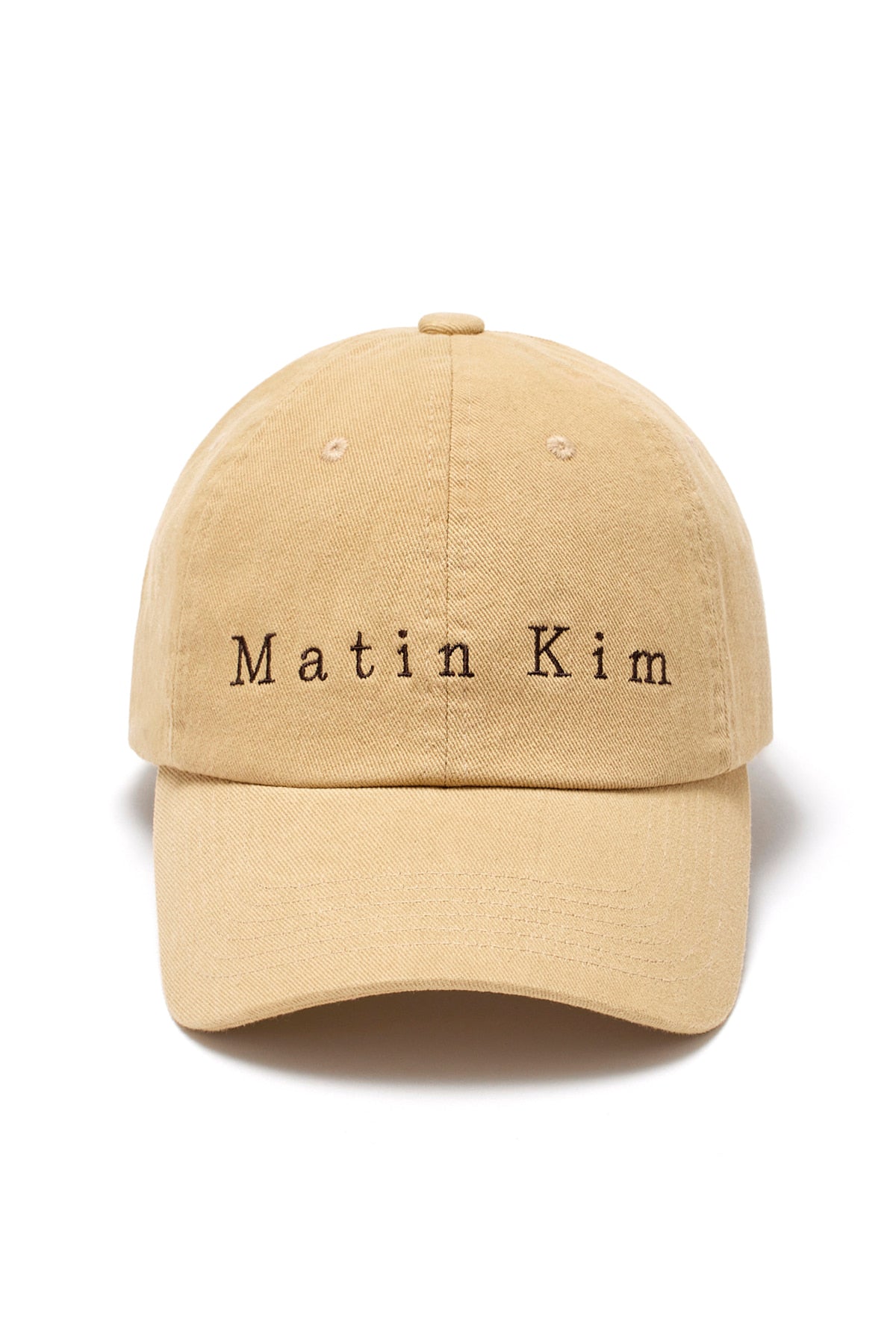 Matin Kim - Matin Cotton Washed Ball Cap (Khaki Grey) product image 7 | TRAB K-Fashion Australia