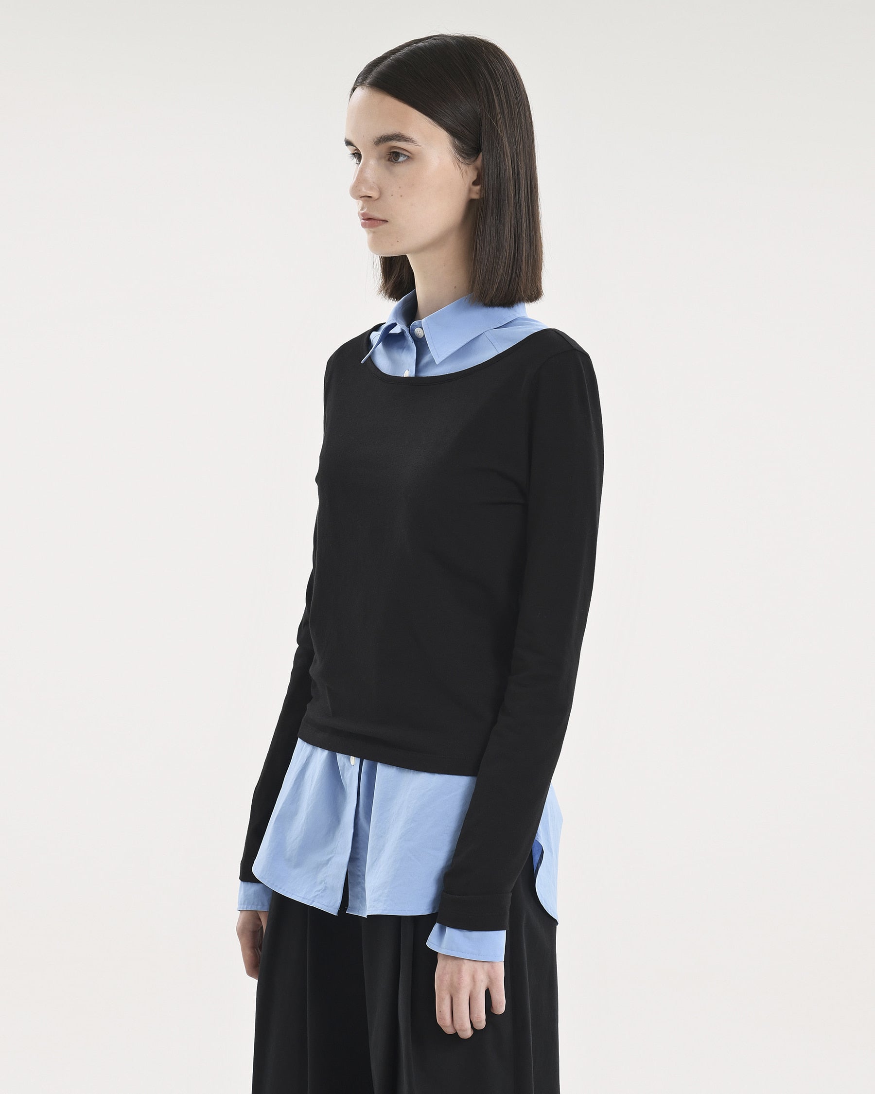 Brownyard - Scoopneck Long Sleeve (Black) product image 3 | TRAB K-Fashion Australia