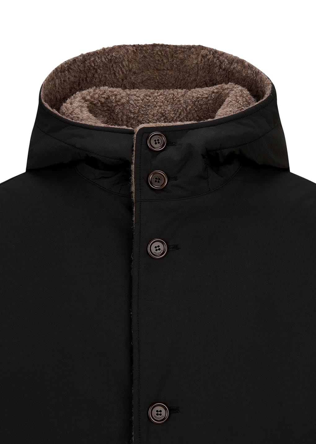 Amomento - padded shearling parka (Black) product image 10 | TRAB K-Fashion Australia