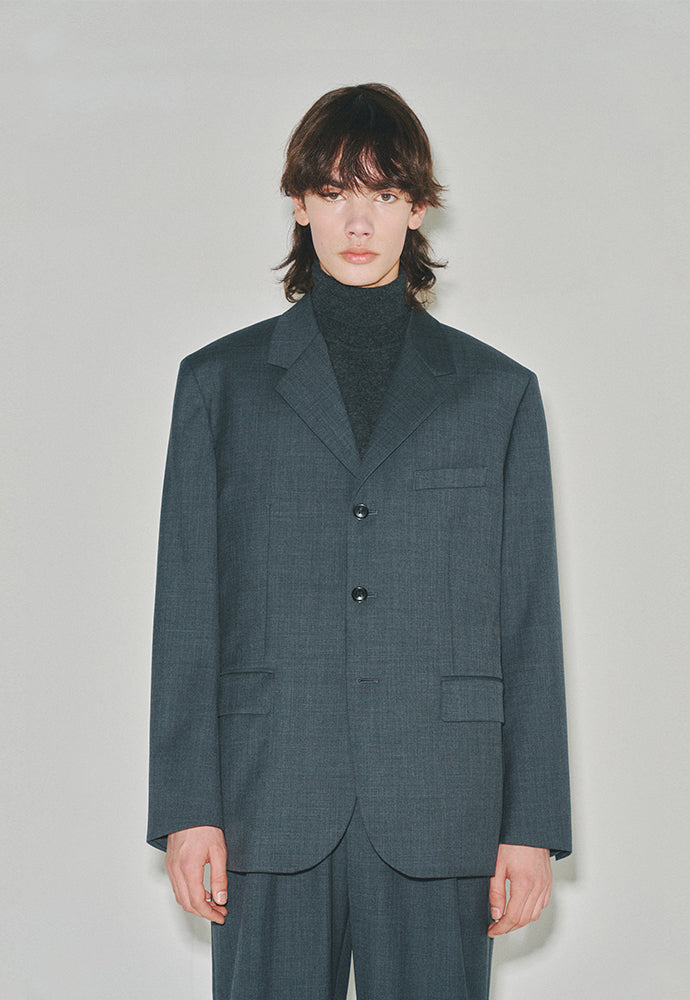 Tonywack - Crudo 3-Button Single Blazer (Grey) product image 4 | TRAB K-Fashion Australia