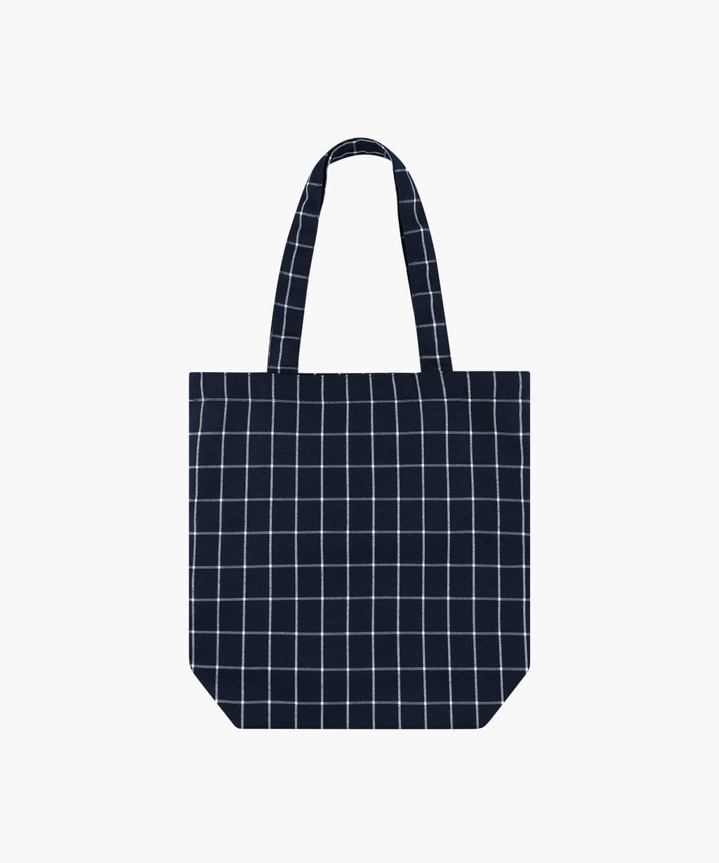 Marithe & Francois Girbaud - Classic Logo Check Eco Bag (Navy) product image 2 | TRAB K-Fashion Australia