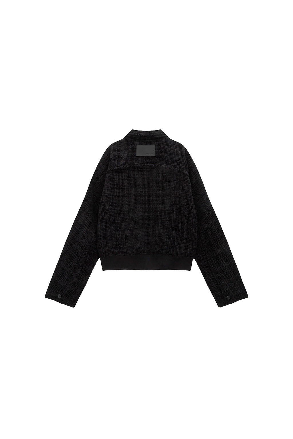 Matin Kim - Tweed Blouson Jumper (Black) product image 2 | TRAB K-Fashion Australia