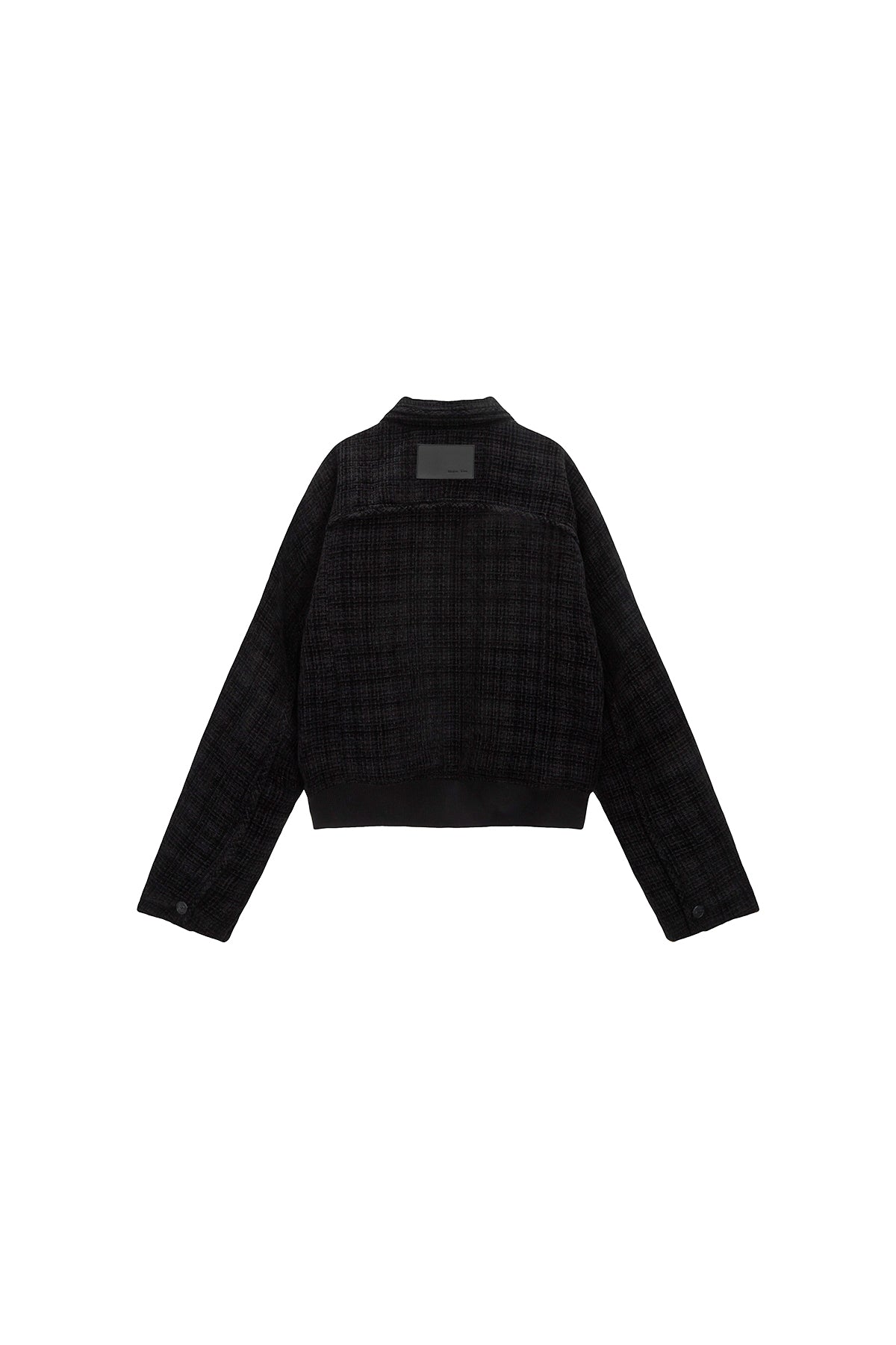 Matin Kim - Tweed Blouson Jumper (Black) product image 2 | TRAB K-Fashion Australia
