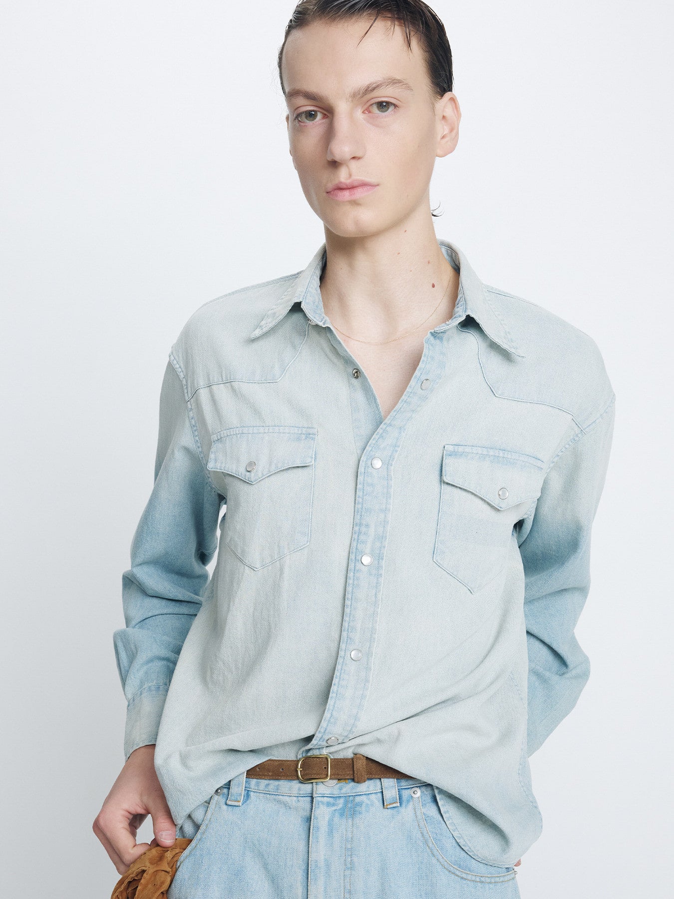 Tonywack - Denim Western Shirt (Vintage Indigo) product image 3 | TRAB K-Fashion Australia