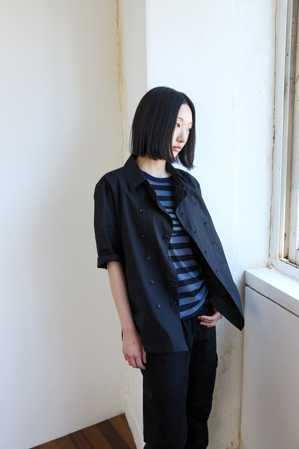 Hatchingroom - Double Breasted Shirket (Black) product image 12 | TRAB K-Fashion Australia