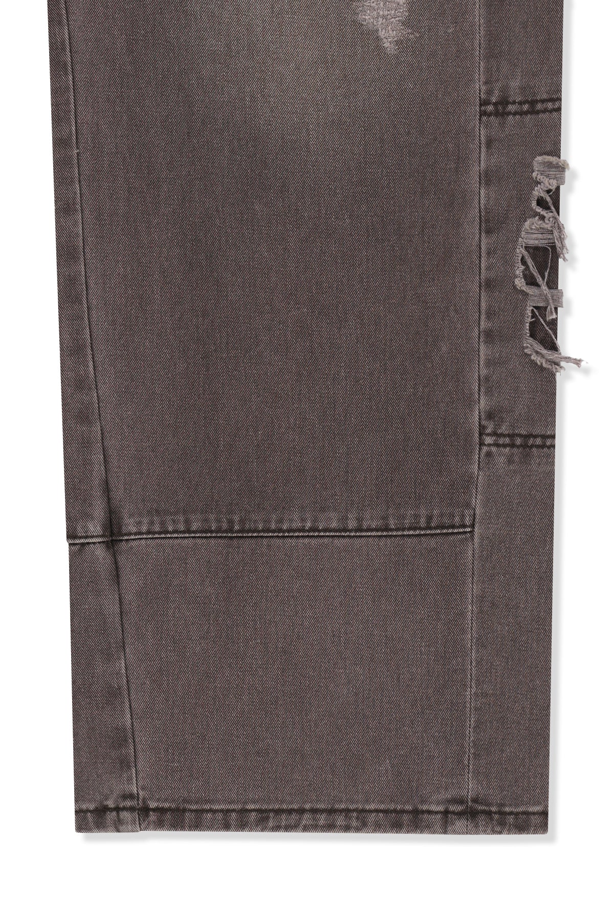 Matin Kim - Shadow Distressed Wide Denim Pants (Brown) product image 4 | TRAB K-Fashion Australia