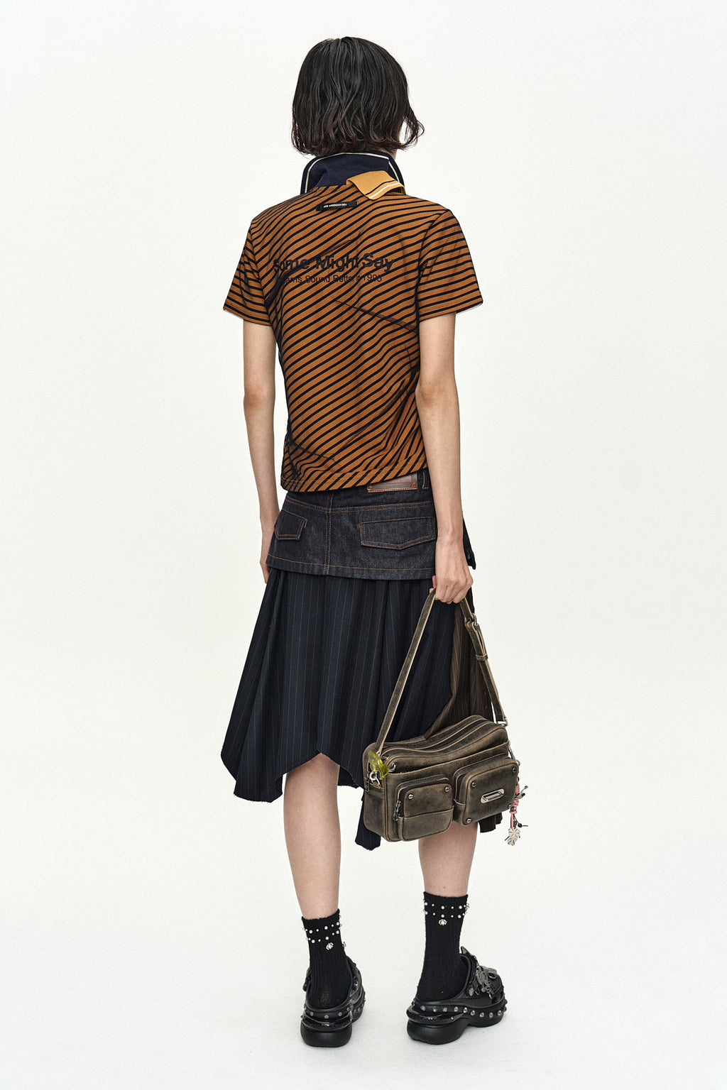 Andersson Bell - Twisted Pk Polo Top (Yellow) product image 2 | TRAB K-Fashion Australia