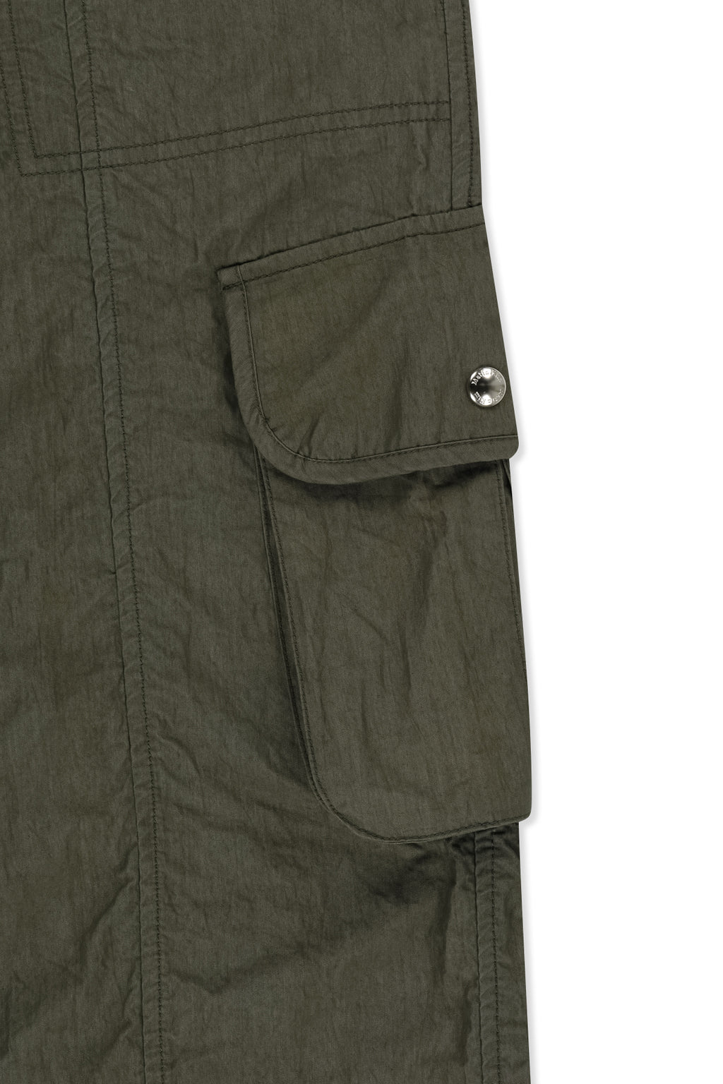 Matin Kim - Crinkle Capri Pants (Khaki) product image 4 | TRAB K-Fashion Australia