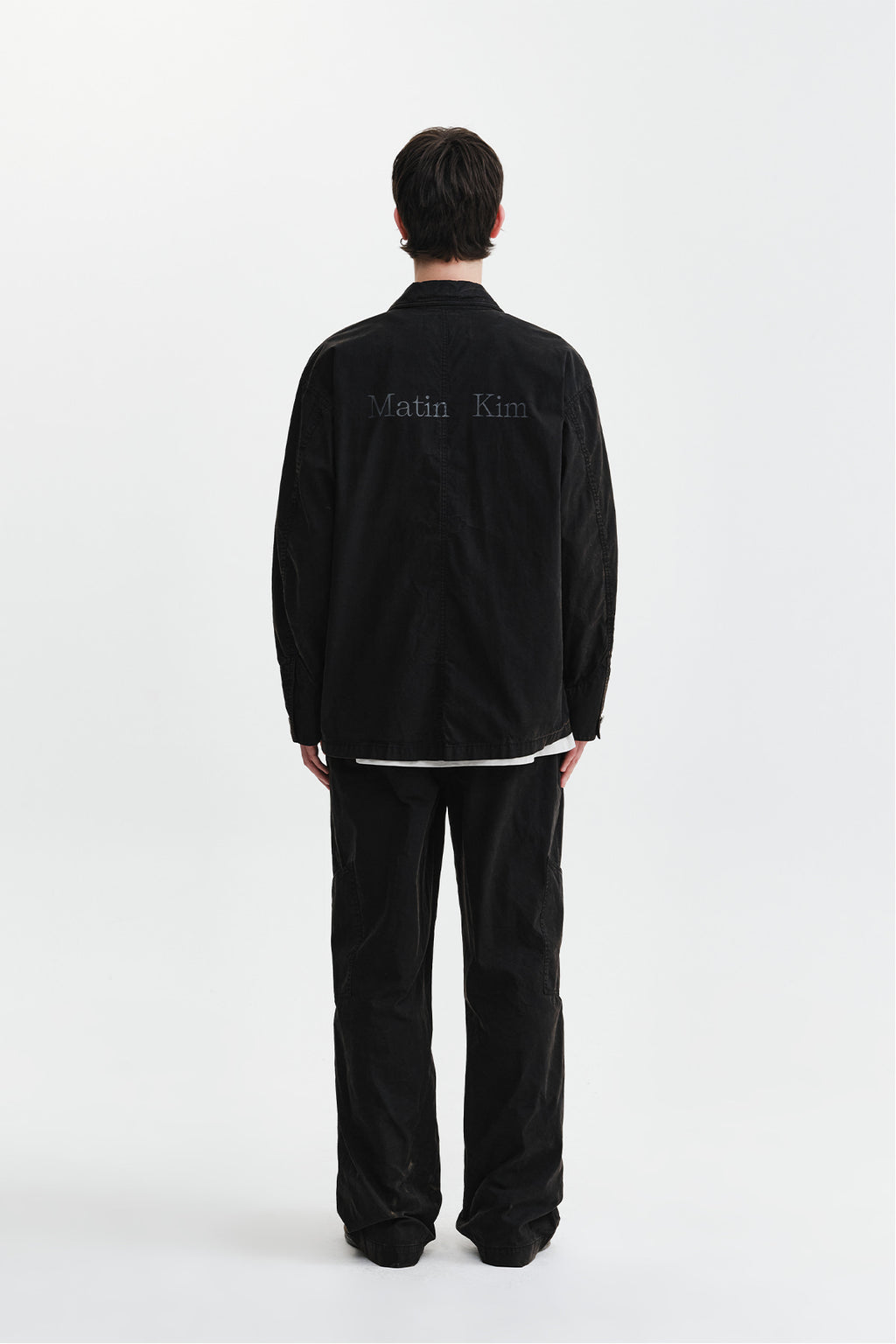 Matin Kim - Faded Wax Pants (Black) product image 8 | TRAB K-Fashion Australia