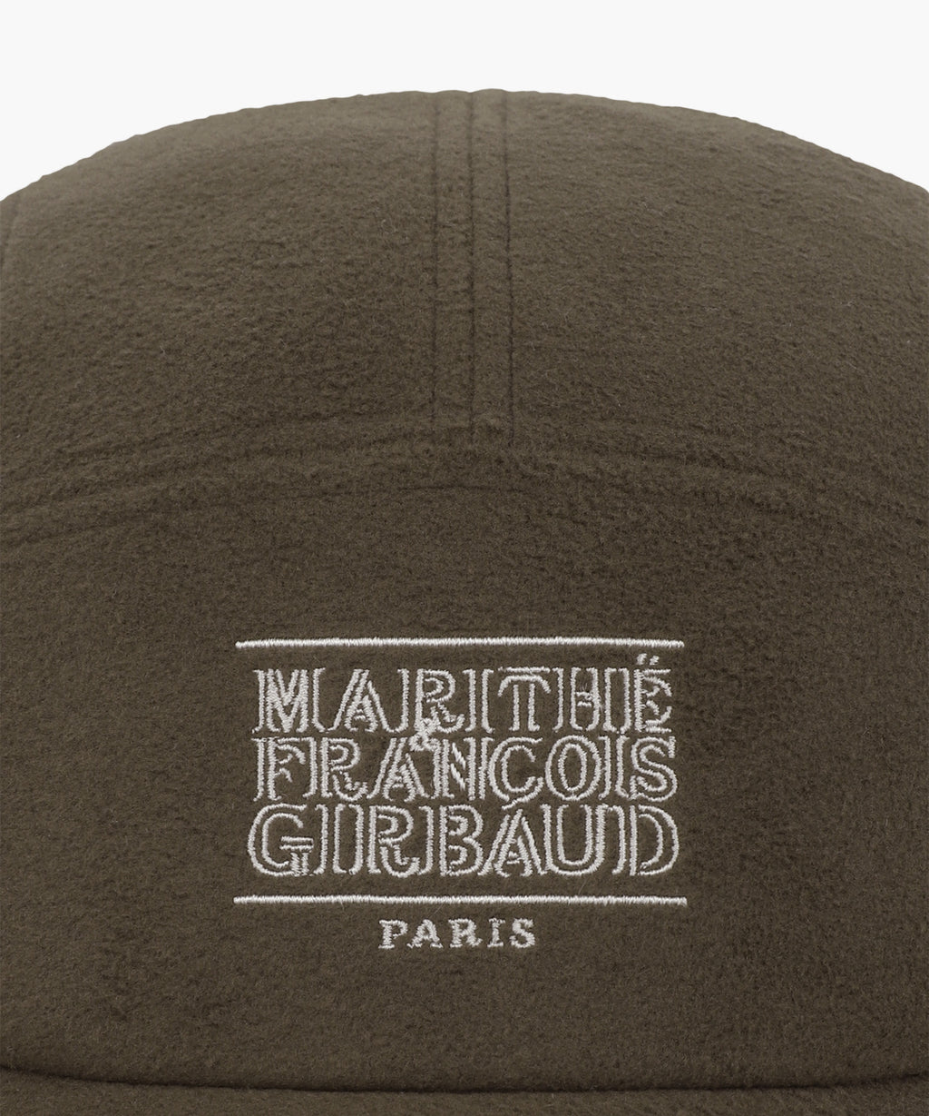 Marithe & Francois Girbaud - Outline Classic Logo Fleece Camp Cap (Brown) product image 3 | TRAB K-Fashion Australia