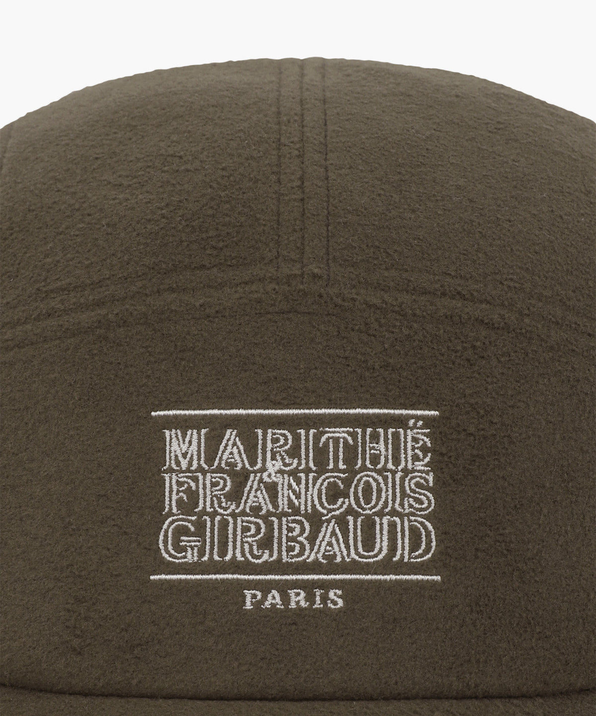 Marithe & Francois Girbaud - Outline Classic Logo Fleece Camp Cap (Brown) product image 3 | TRAB K-Fashion Australia