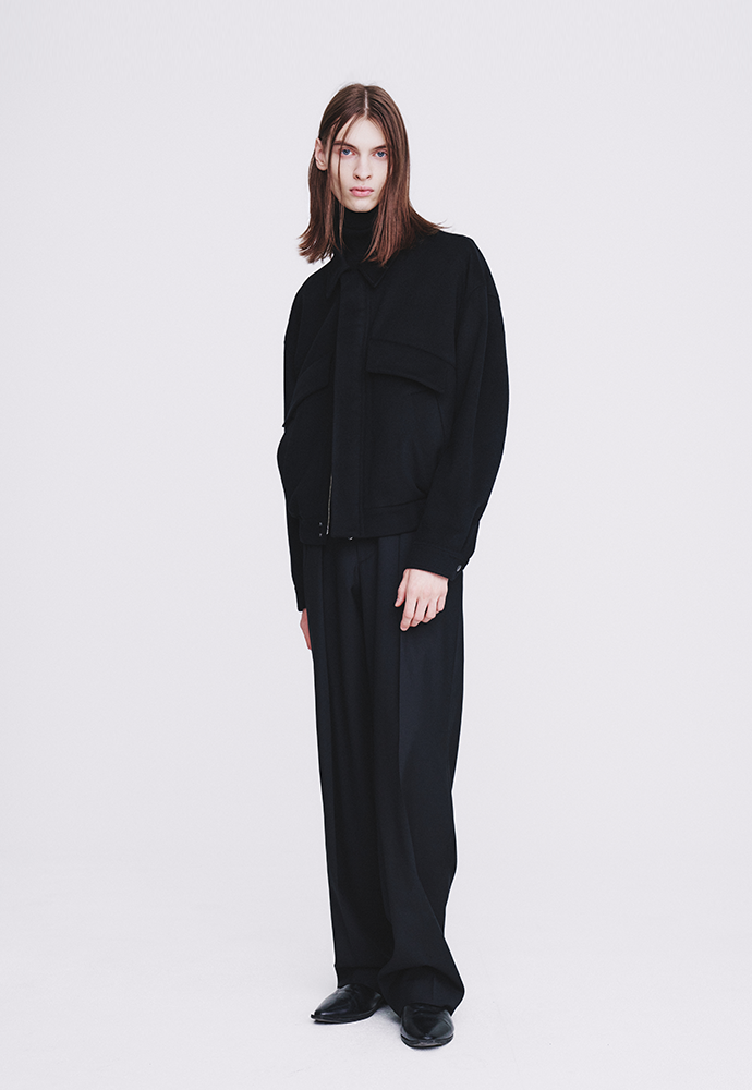 Tonywack - Wool And Cashmere Multi-Pocket Blouson (Black) product image 5 | TRAB K-Fashion Australia