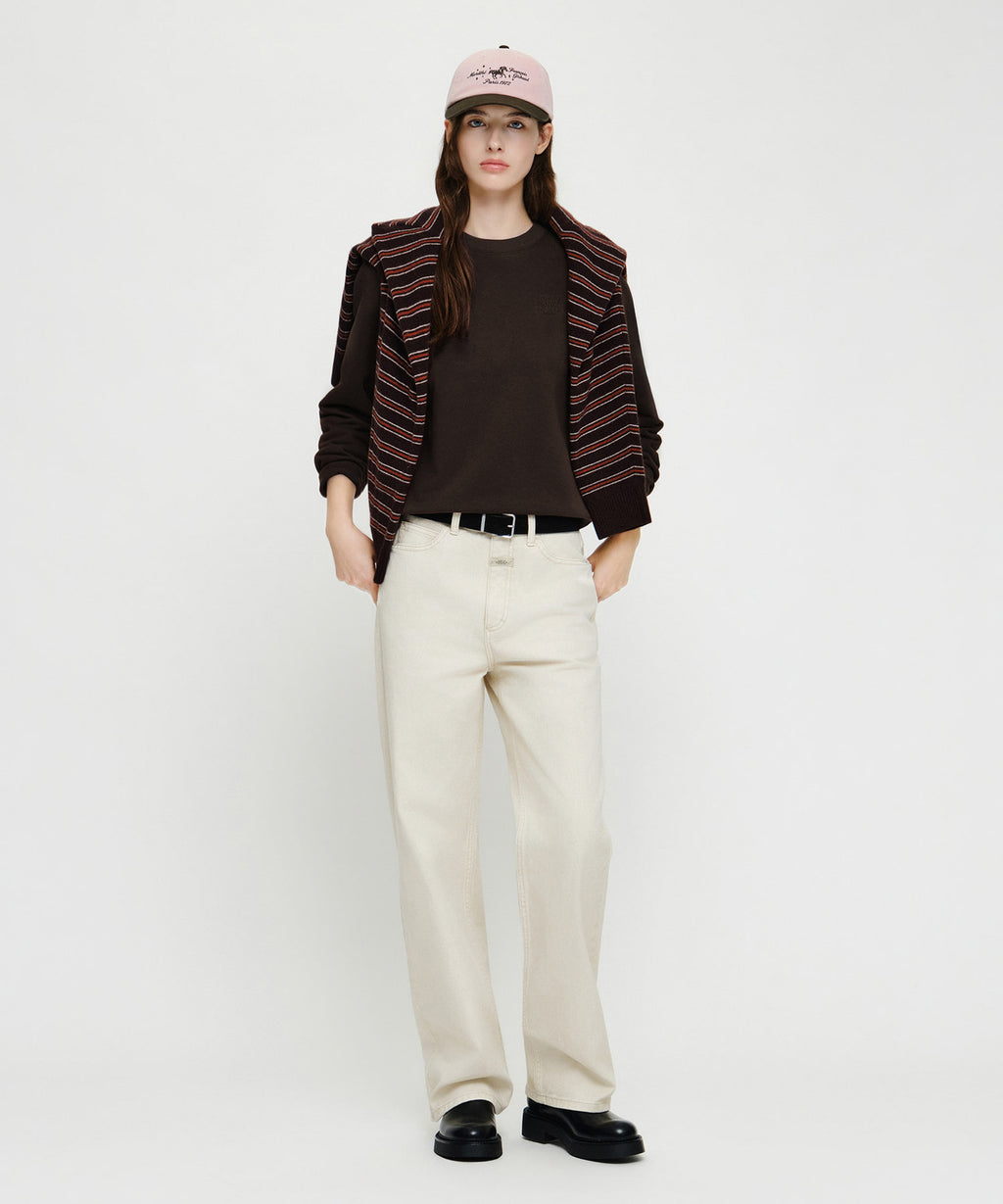 Marithe & Francois Girbaud - Small Classic Logo Sweatshirt (Brown) product image 4 | TRAB K-Fashion Australia