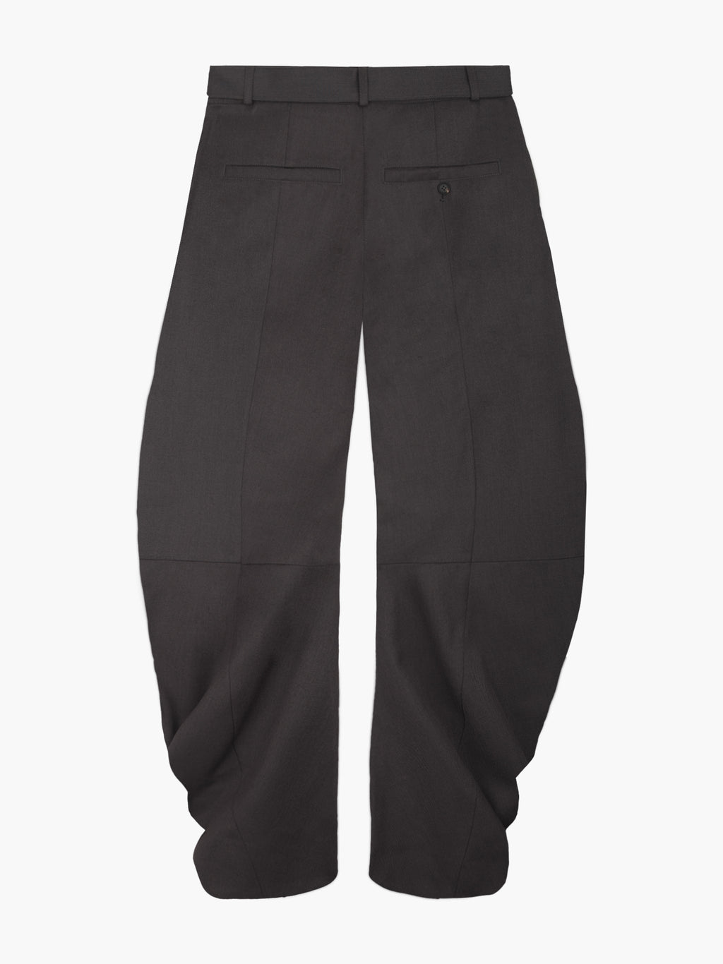 Jiyong Kim - Curved Trousers (Brown) product image 8 | TRAB K-Fashion Australia