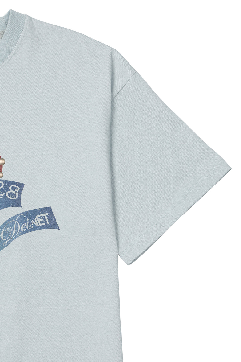 Deinet - Stud Heart T-Shirt (Ice Blue) product image 14 | TRAB K-Fashion Australia