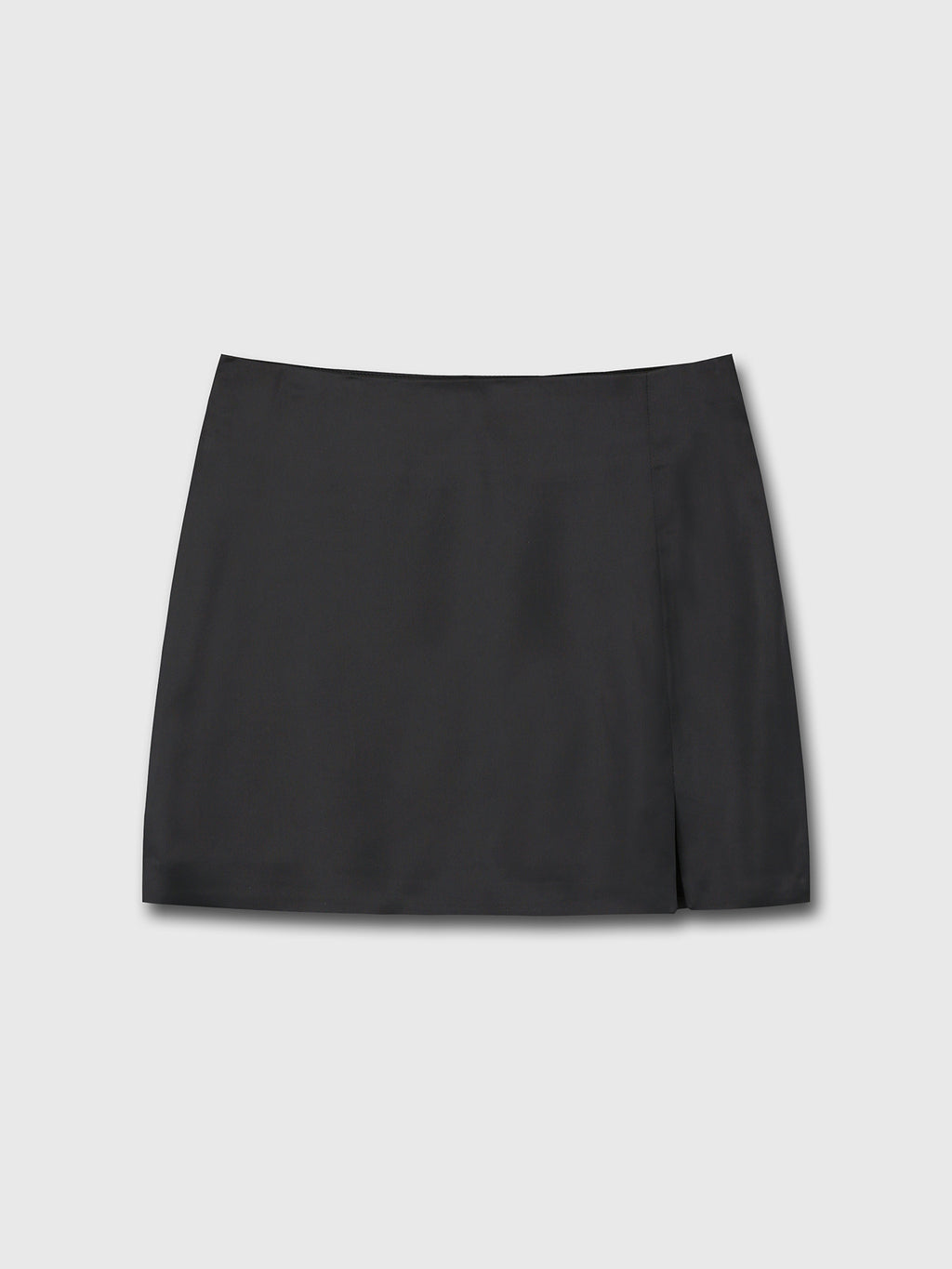 Tonywack - Satin Low-Waist Miniskirt (Black) product image 3 | TRAB K-Fashion Australia