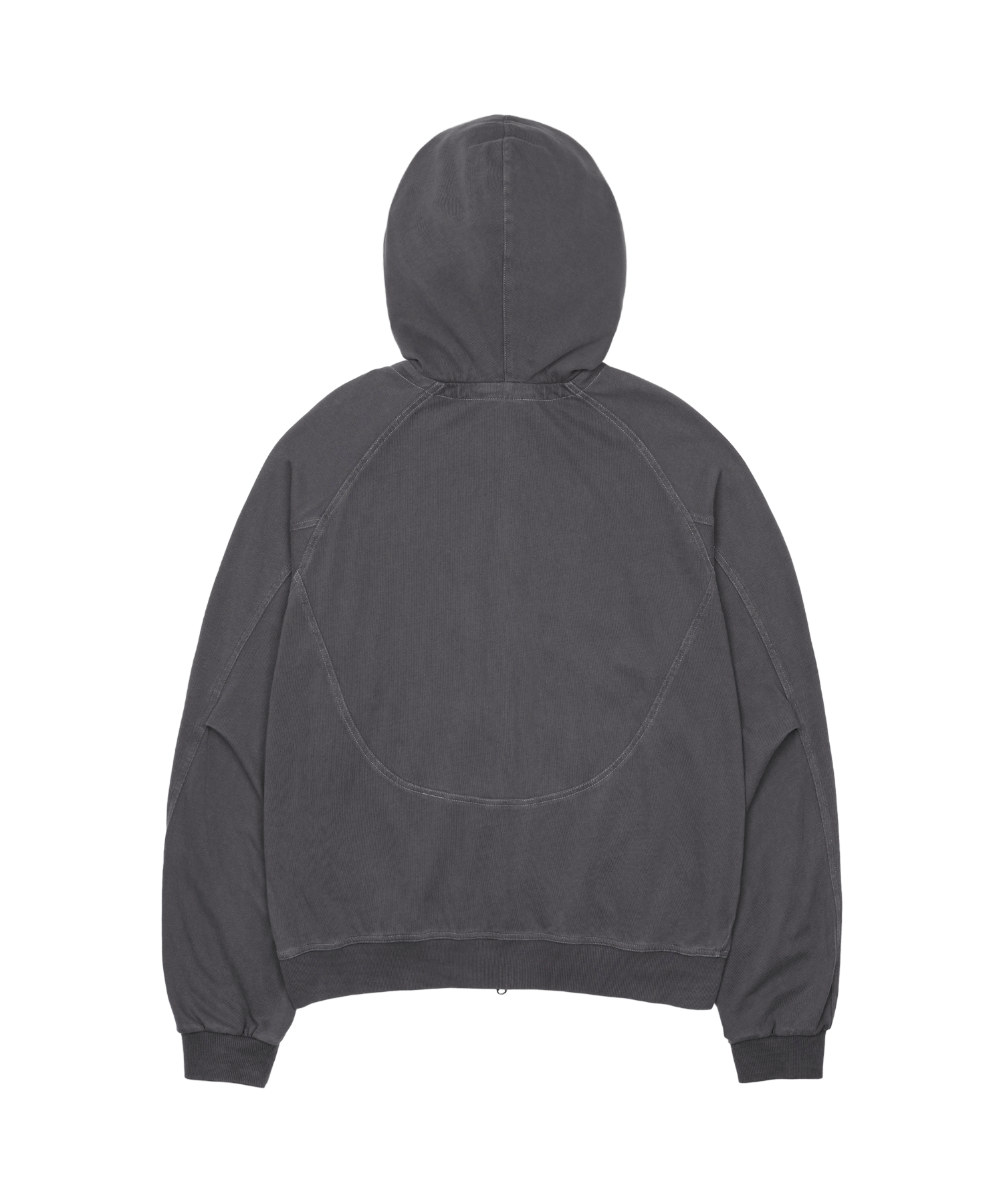 San San Gear - Washed Hoodie Zip-Up (Charcoal) product image 5 | TRAB K-Fashion Australia