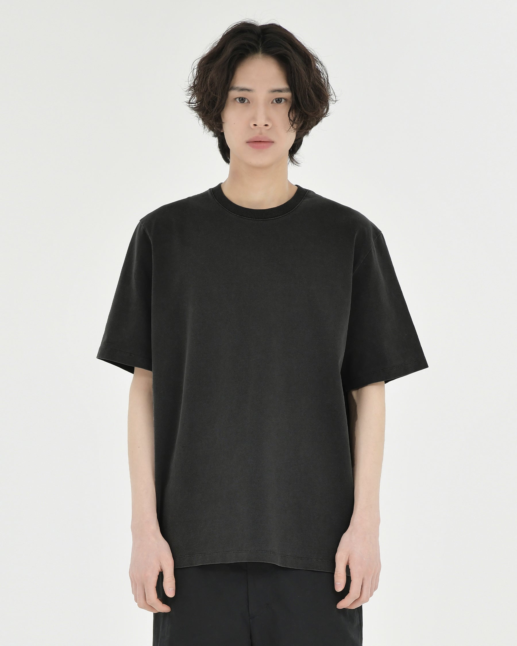 Brownyard - Washed T Shirt (Washed Black) product image 1 | TRAB K-Fashion Australia