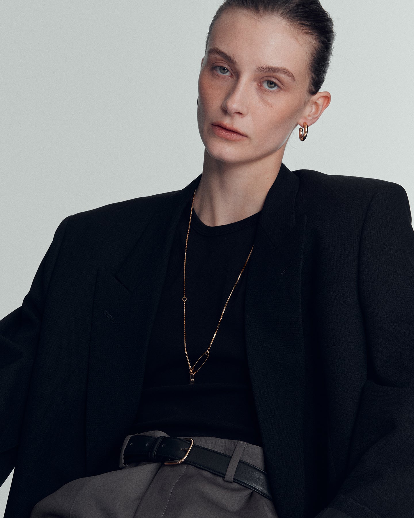 Numbering - Pipe Hoop Earrings #7013 product image 4 | TRAB K-Fashion Australia