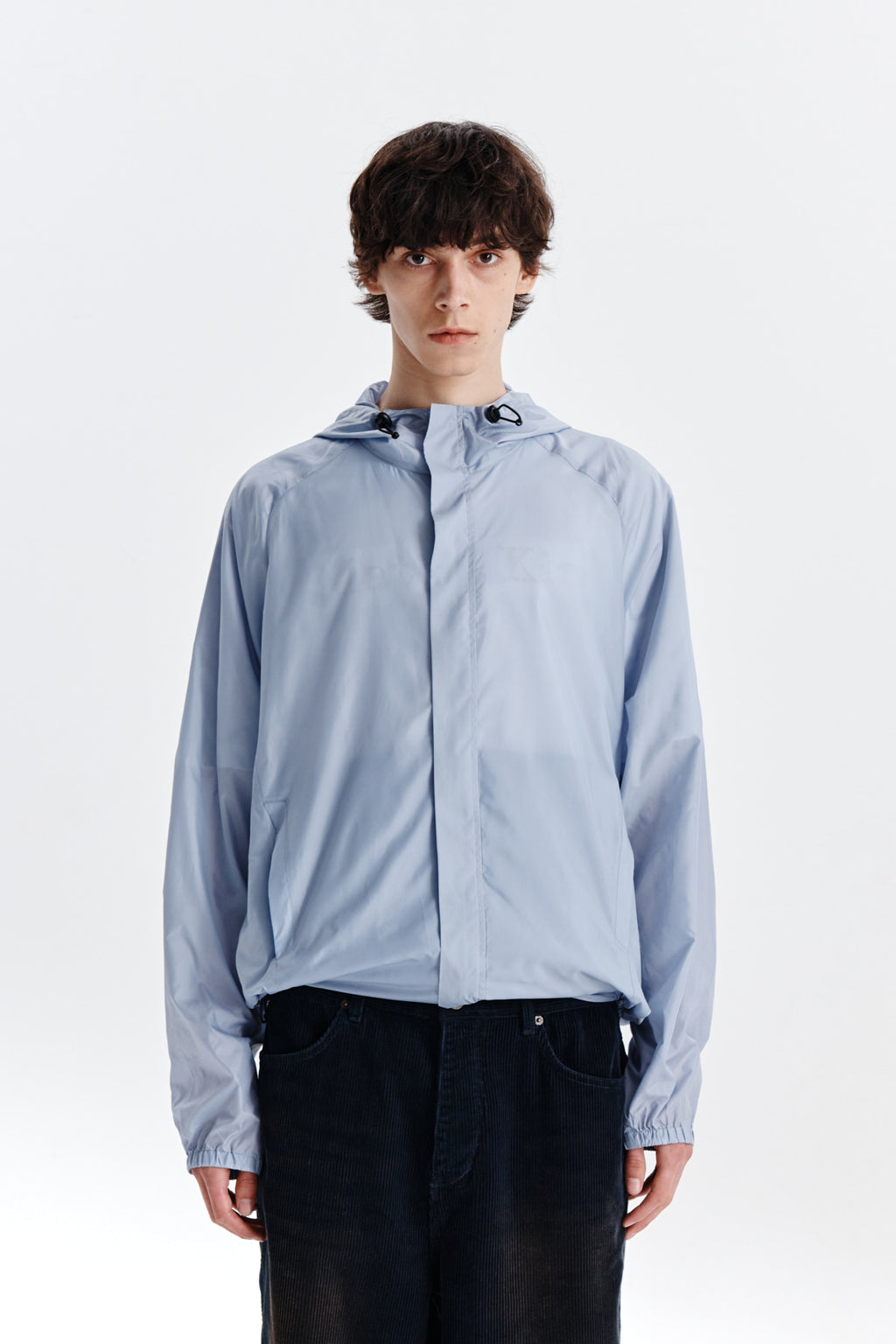 Matin Kim - Light Hoody Windbreaker (Blue) product image 5 | TRAB K-Fashion Australia