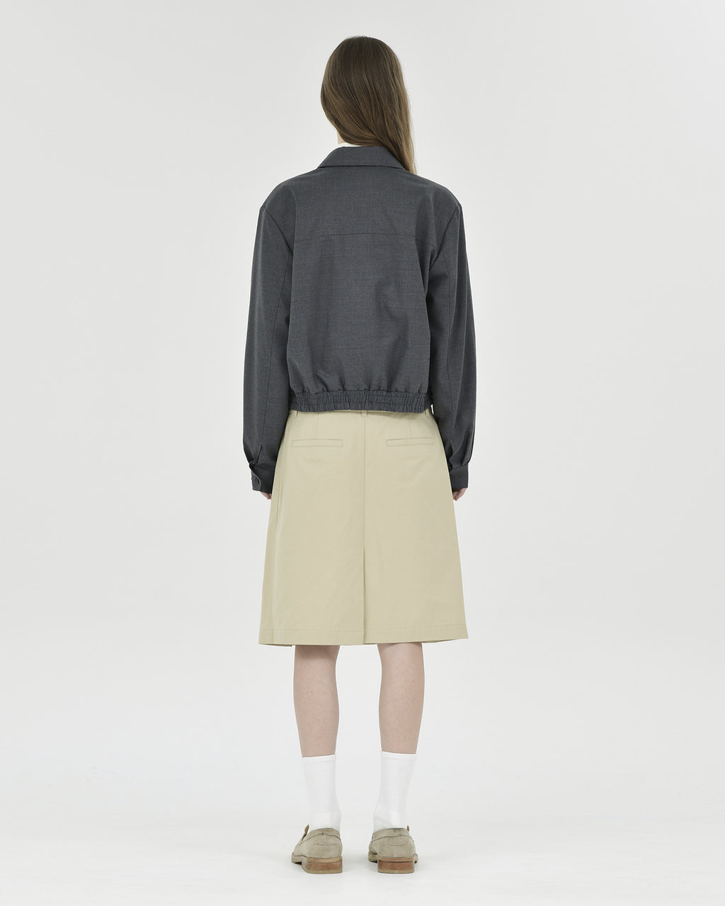 Brownyard - Wool Blouson (Charcoal) product image 2 | TRAB K-Fashion Australia