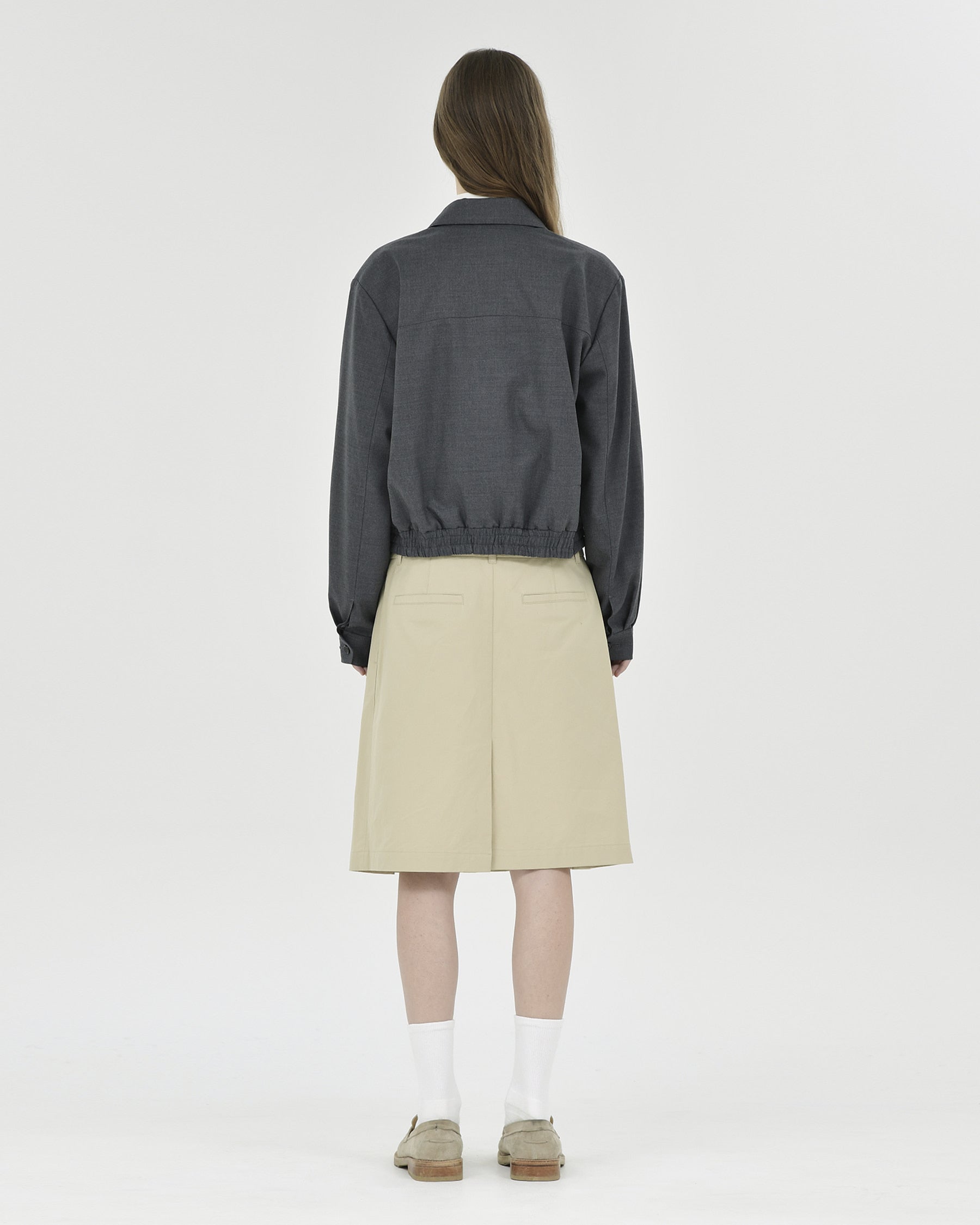 Brownyard - Wool Blouson (Charcoal) product image 2 | TRAB K-Fashion Australia