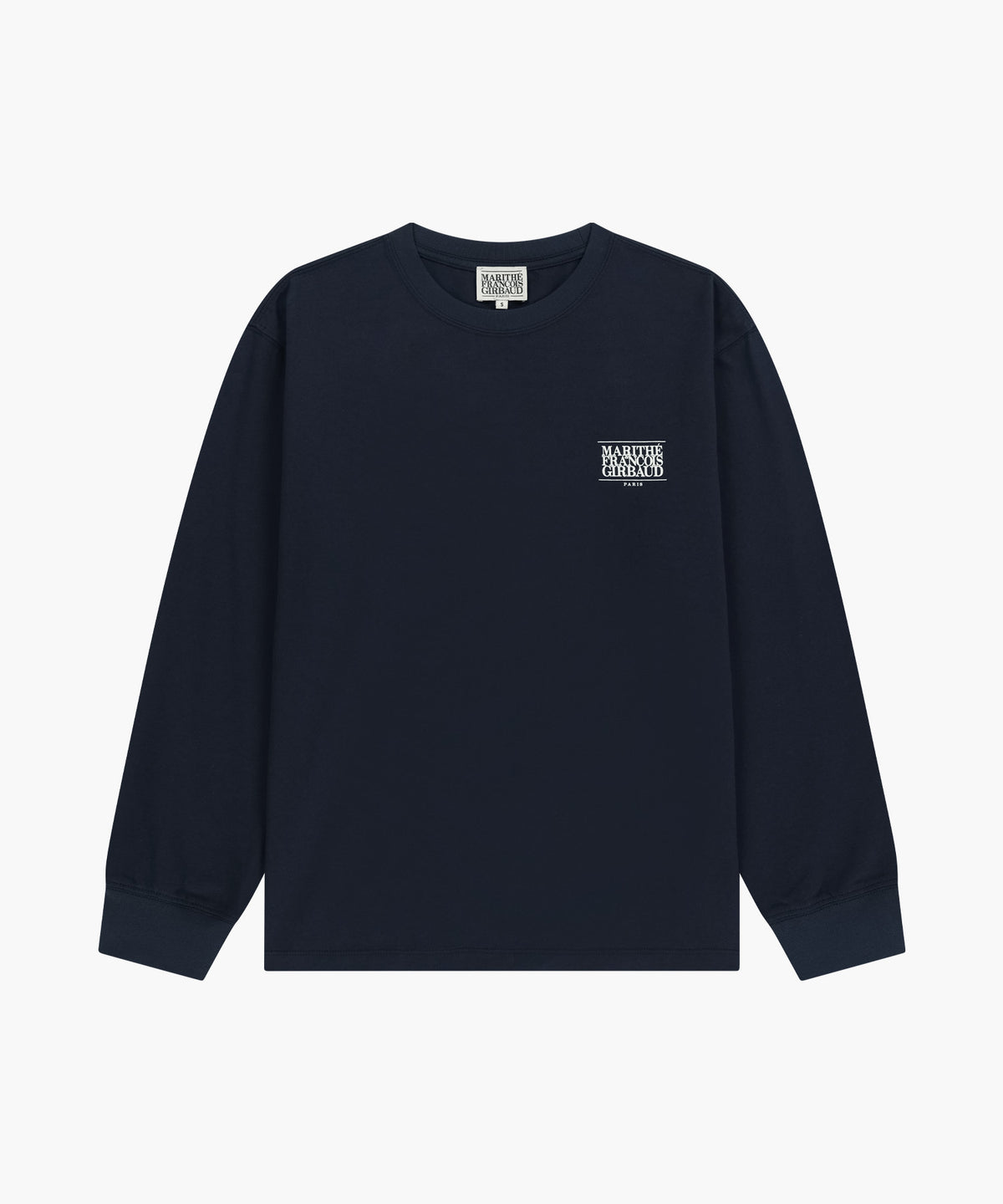 Marithe & Francois Girbaud - Back Classic Logo Long Sleeve Tee (Navy) product image 6 | TRAB K-Fashion Australia